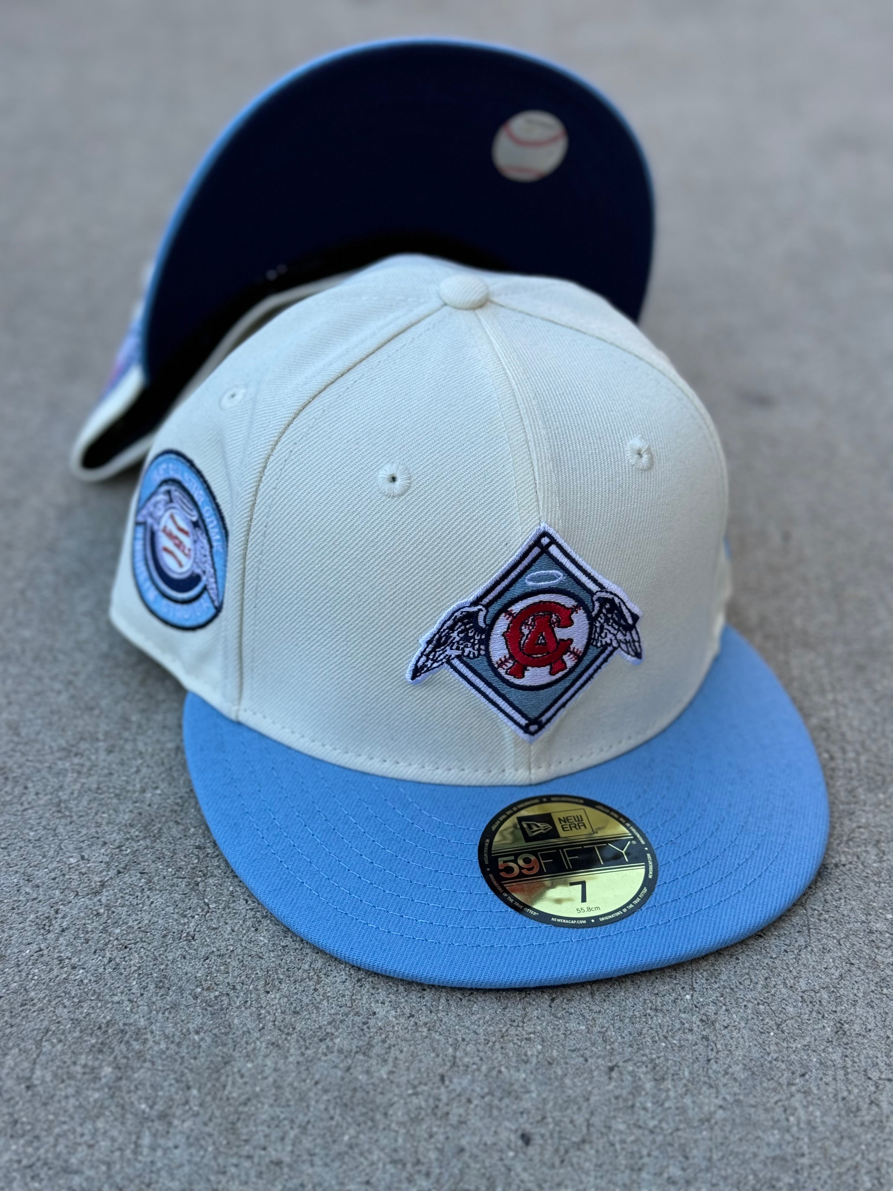CA Angels 2Tone Chrome Baby Blue Navy UV 67 ASG Patch