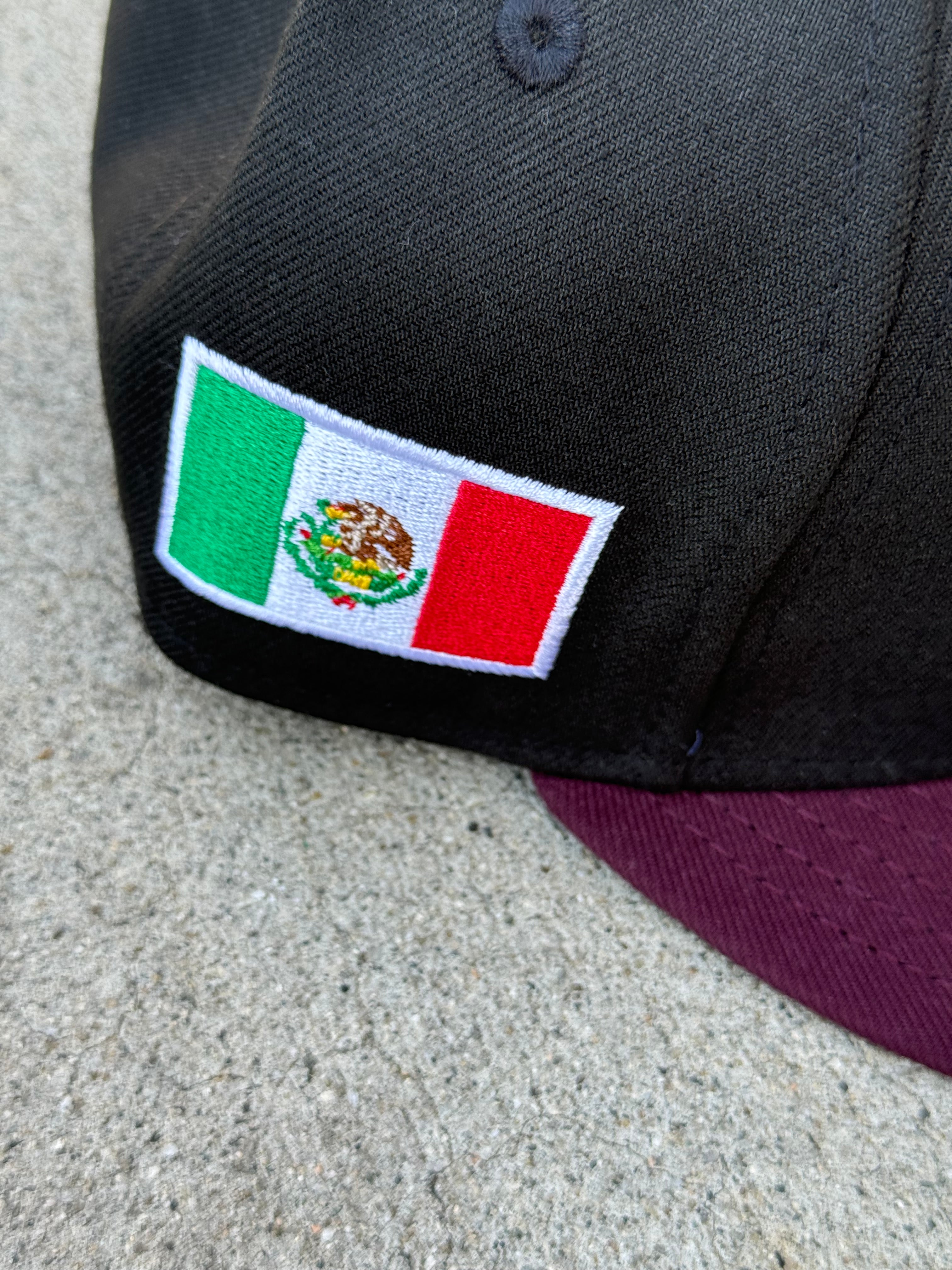 Club America Black Burgundy Green UV Mexico Patch