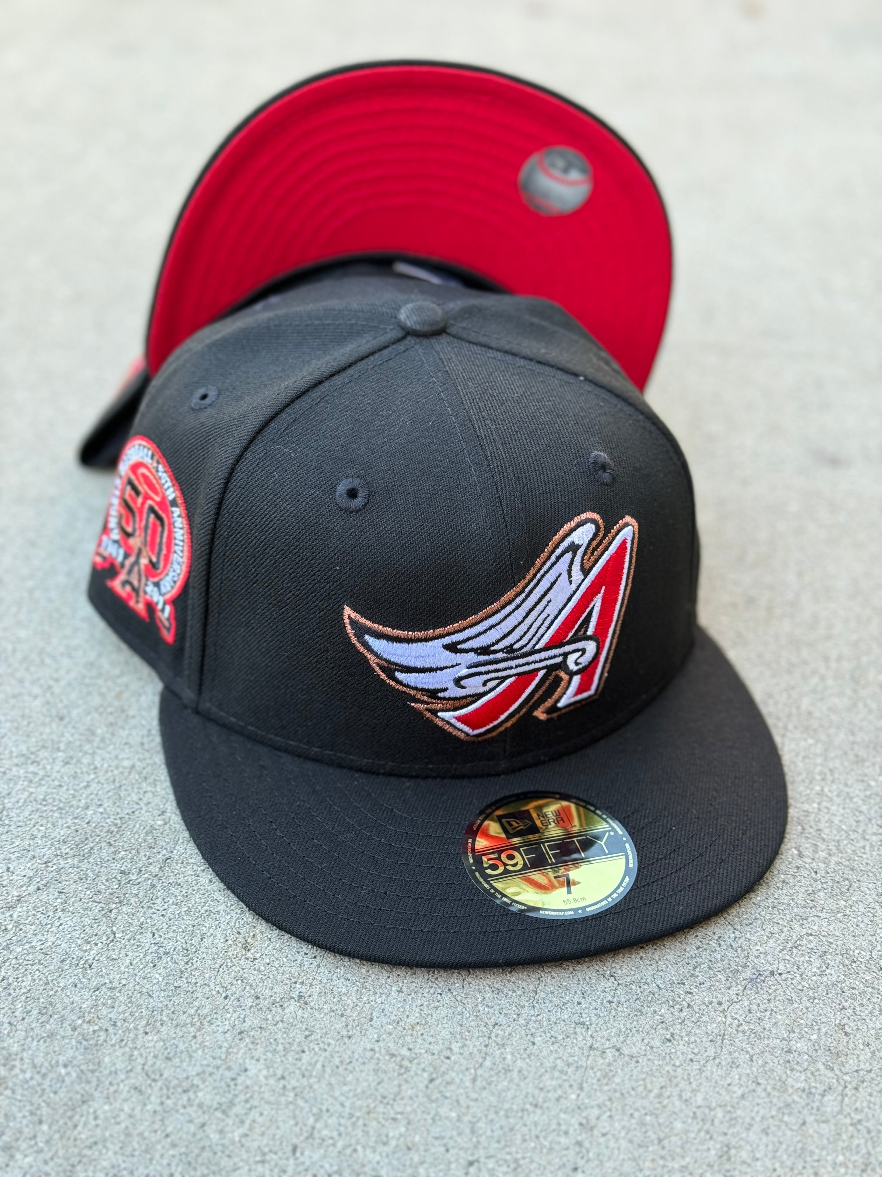Anaheim Angels Wing Black Red UV 50th Anniversary