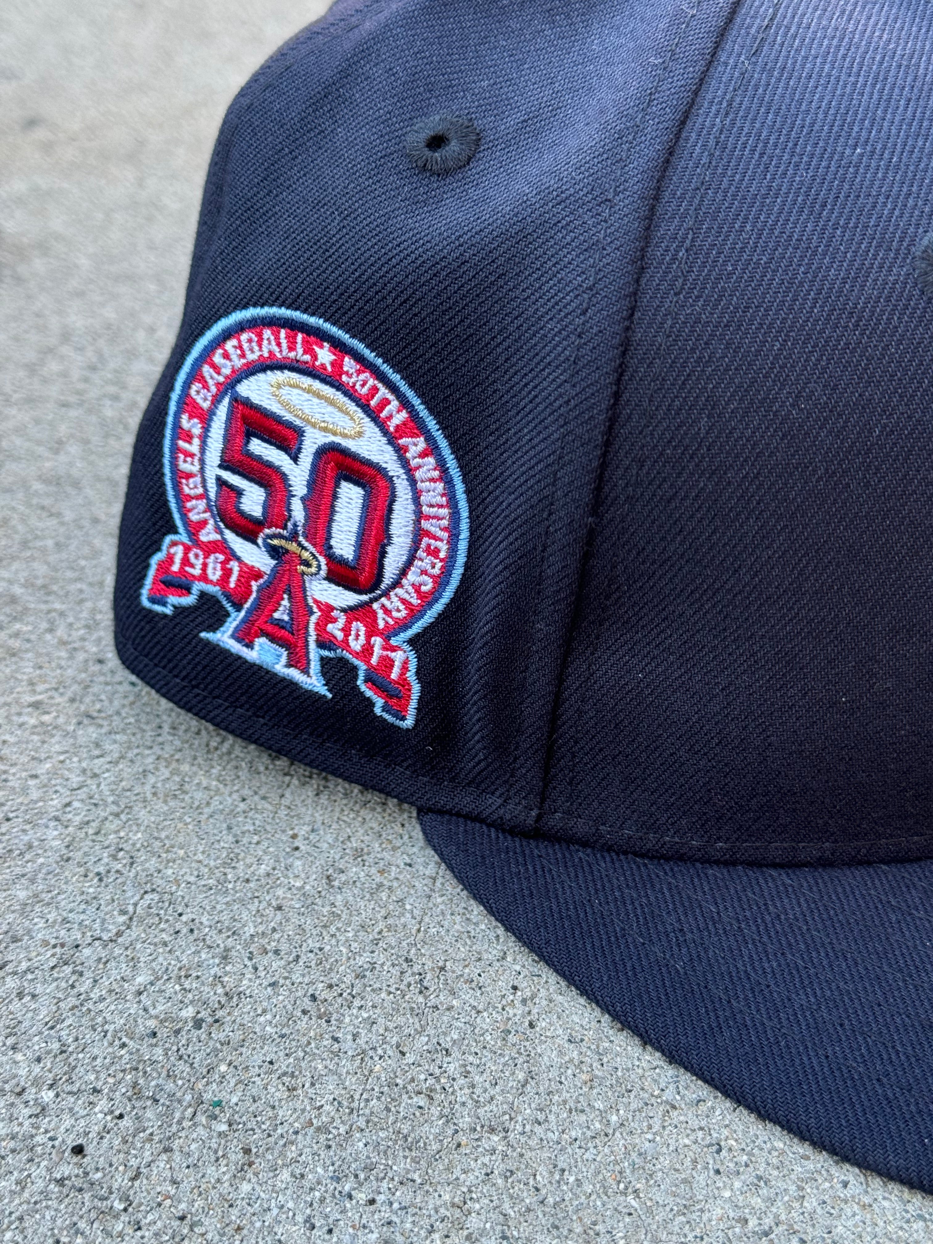 Anaheim Angels Wing Navy Red UV 50th Patch