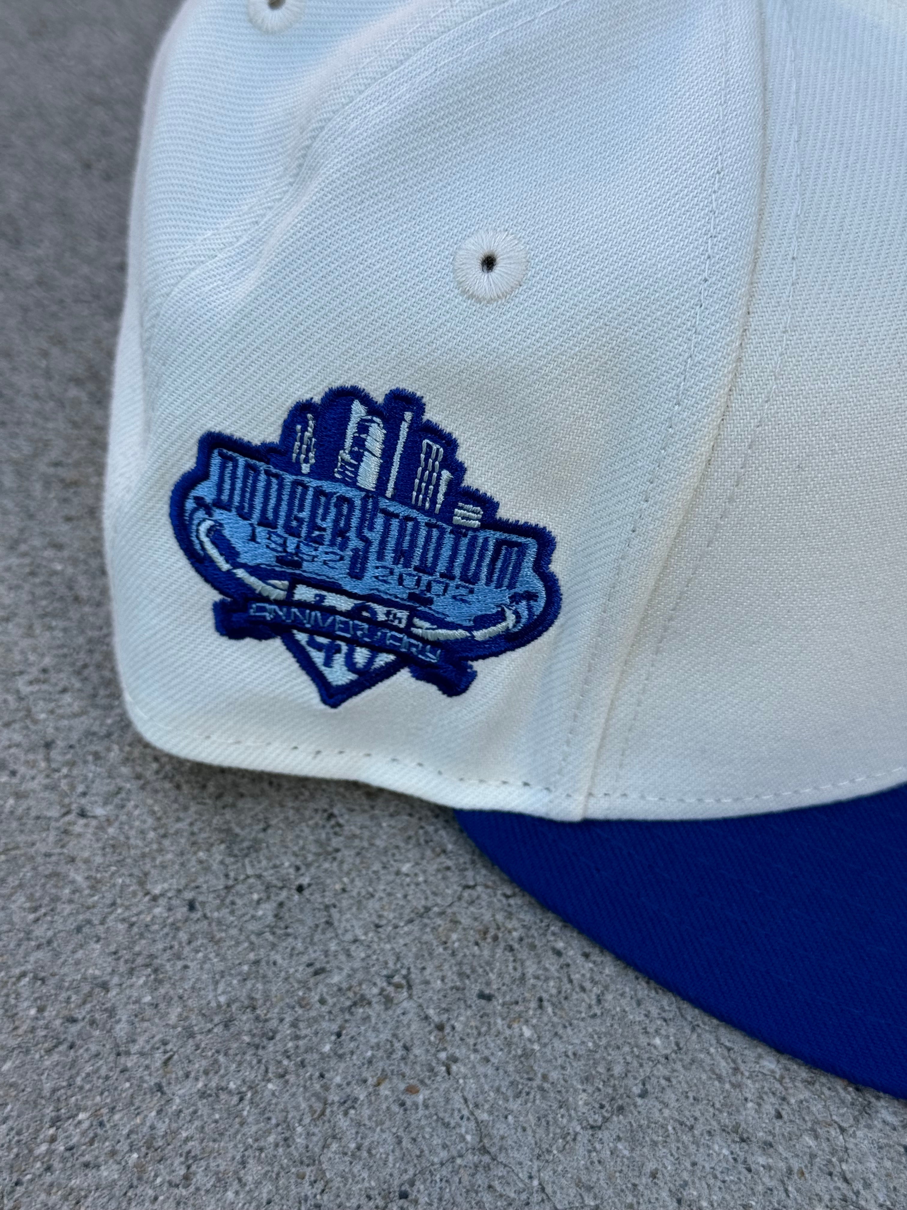 Los Angeles Dodgers Chrome Royal Icy UV 40th Stadium Patch