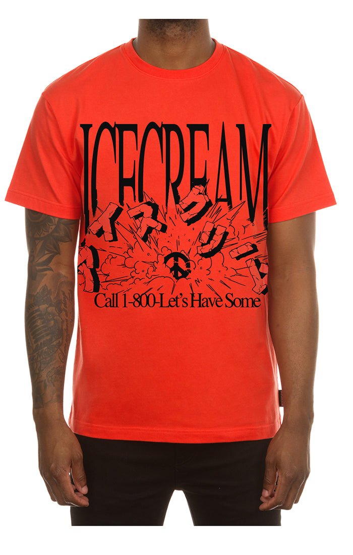 Ice Cream Smile Tee Red