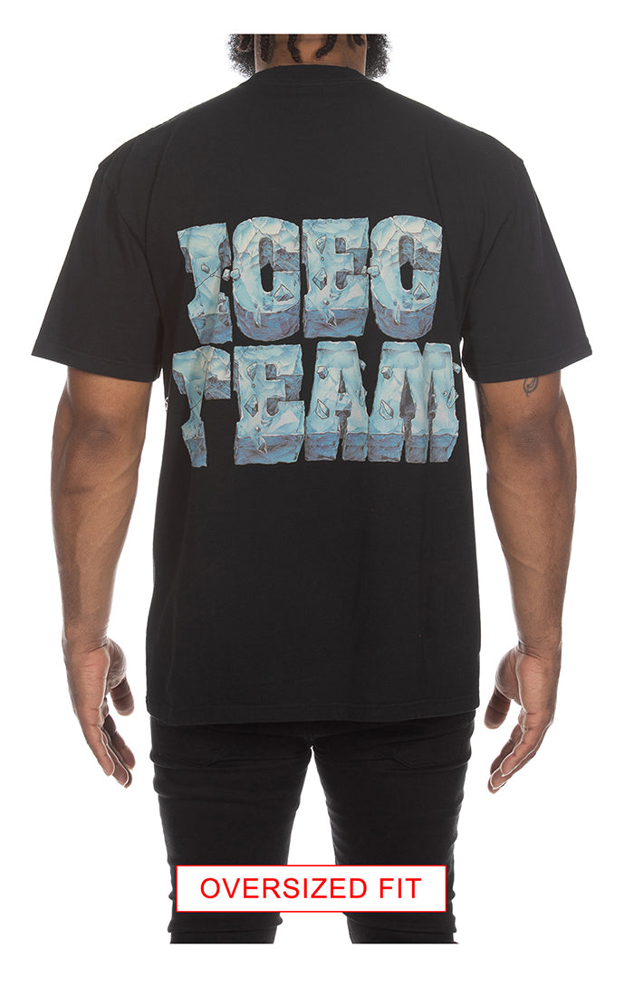 Ice cream Block Tee Stretch Limo Black
