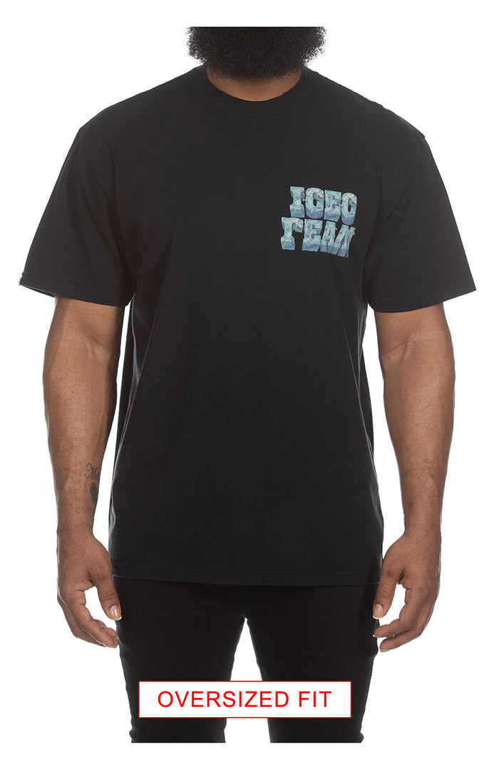 Ice cream Block Tee Stretch Limo Black