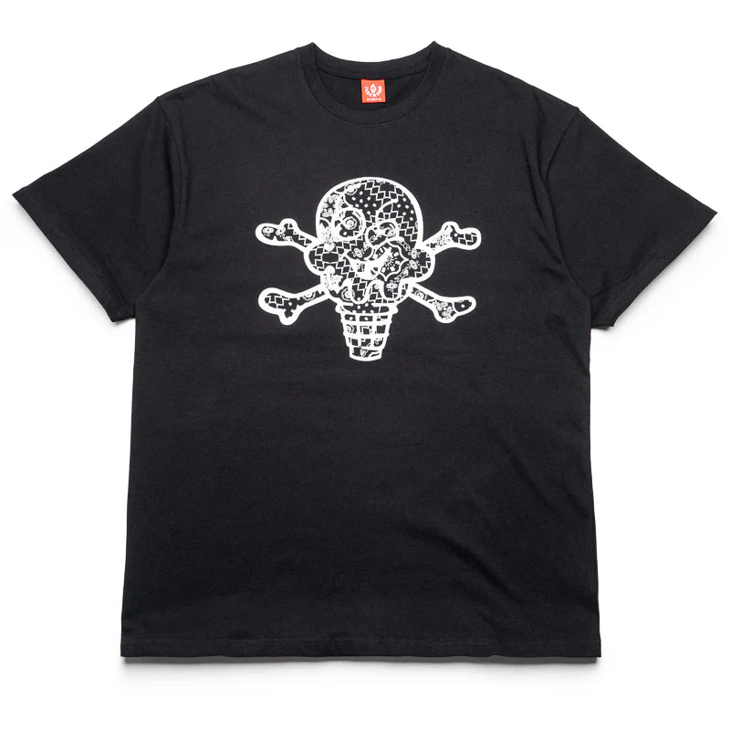 ICE CREAM FACE TIME Tee Black