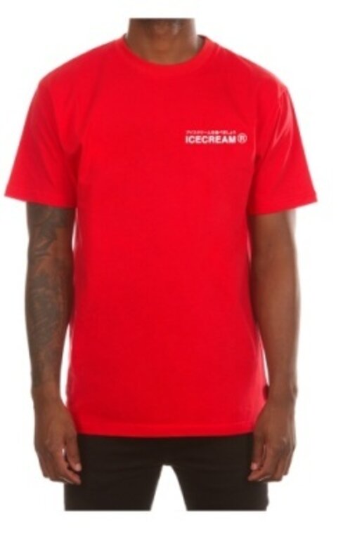 Ice Cream Big Worm Tee Red
