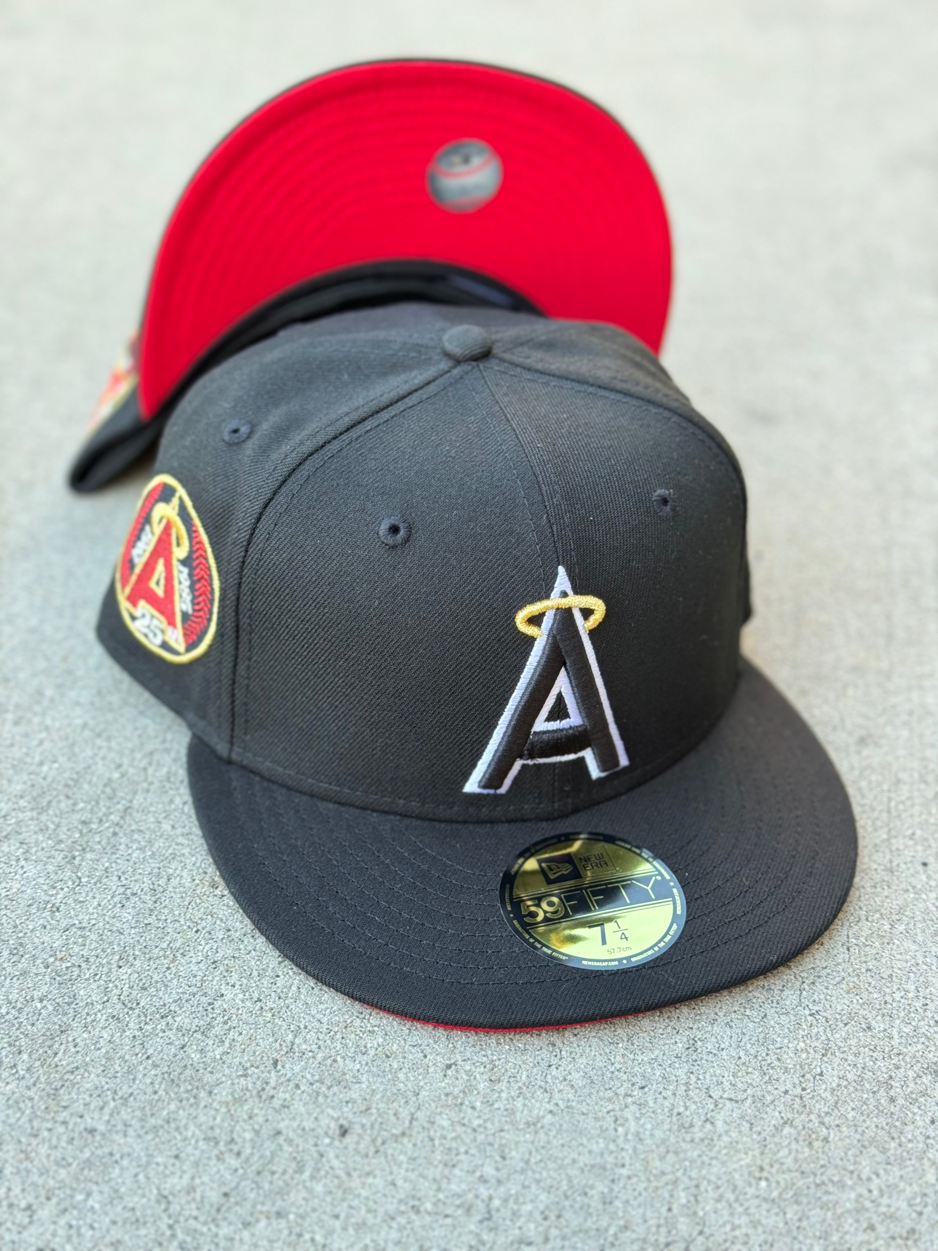 Anaheim Angels Black Red UV 25th Anniversary