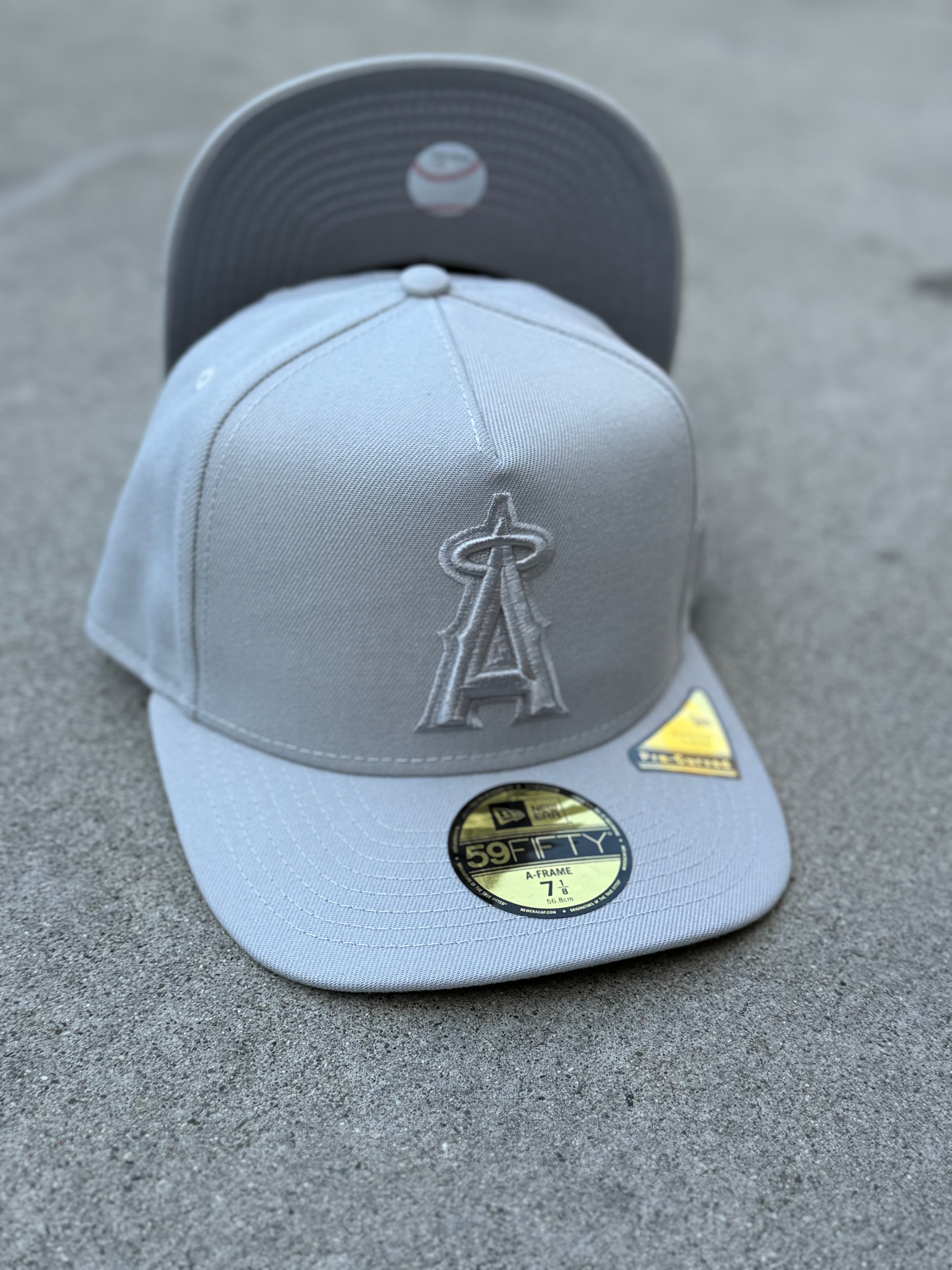 Anaheim Angels All Grey Curved