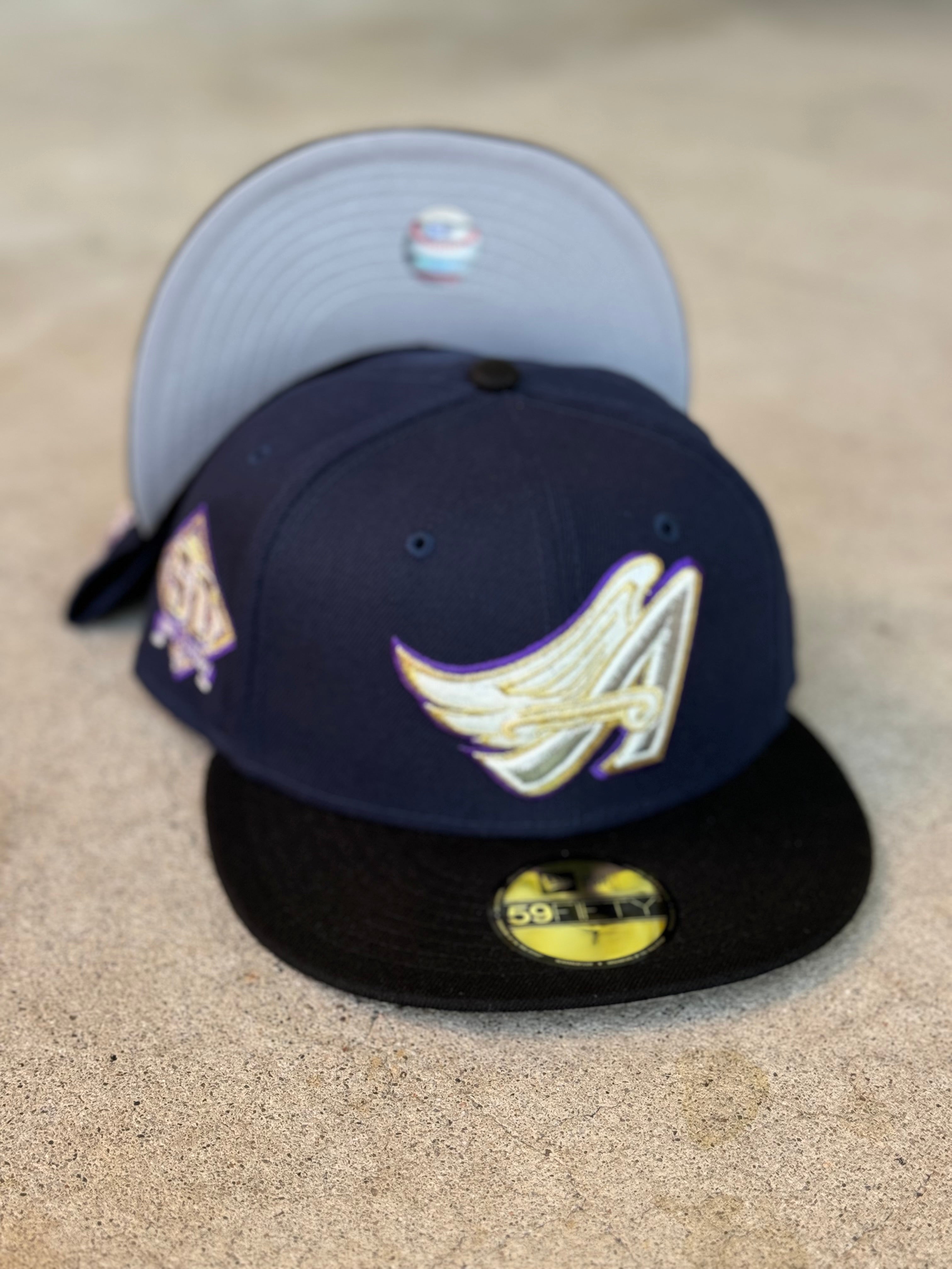 New Era Anaheim Angels Wing 2 Tone Navy Black 60th Patch