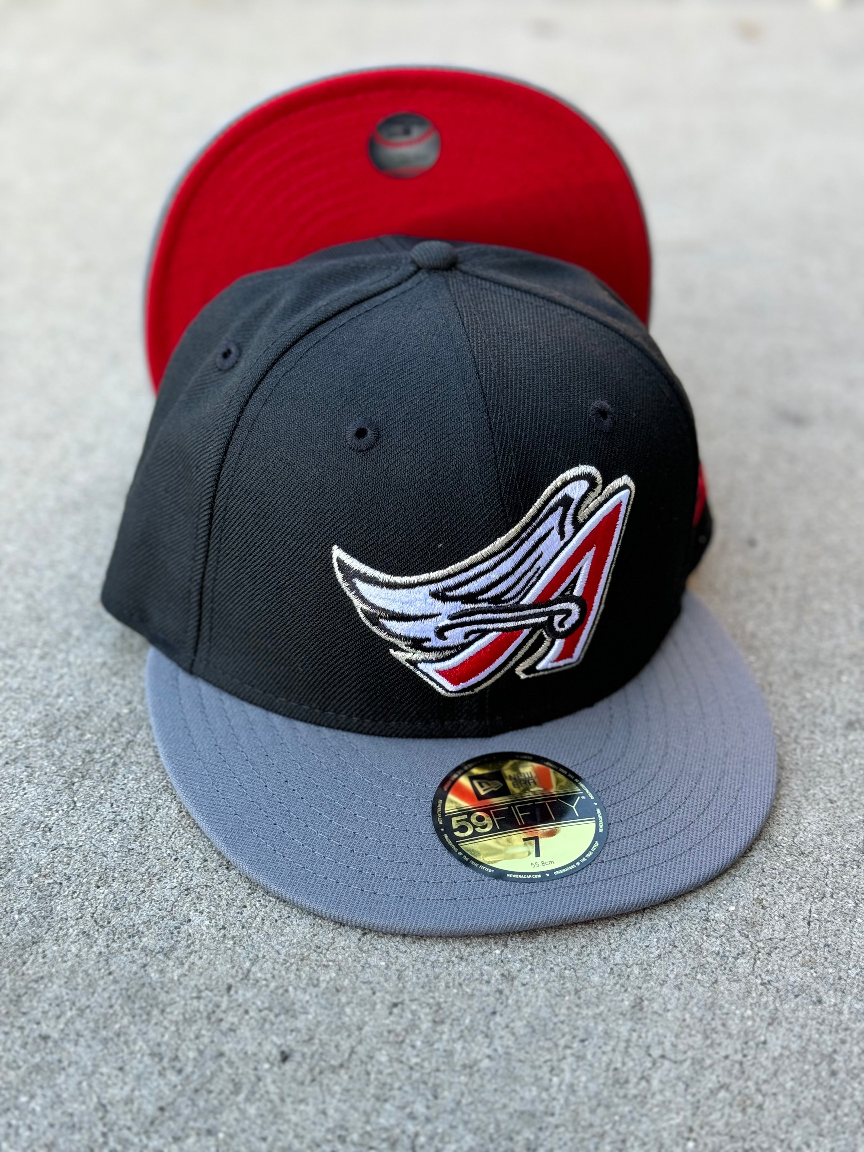 Anaheim Angels 2Tone Black Grey Red UV
