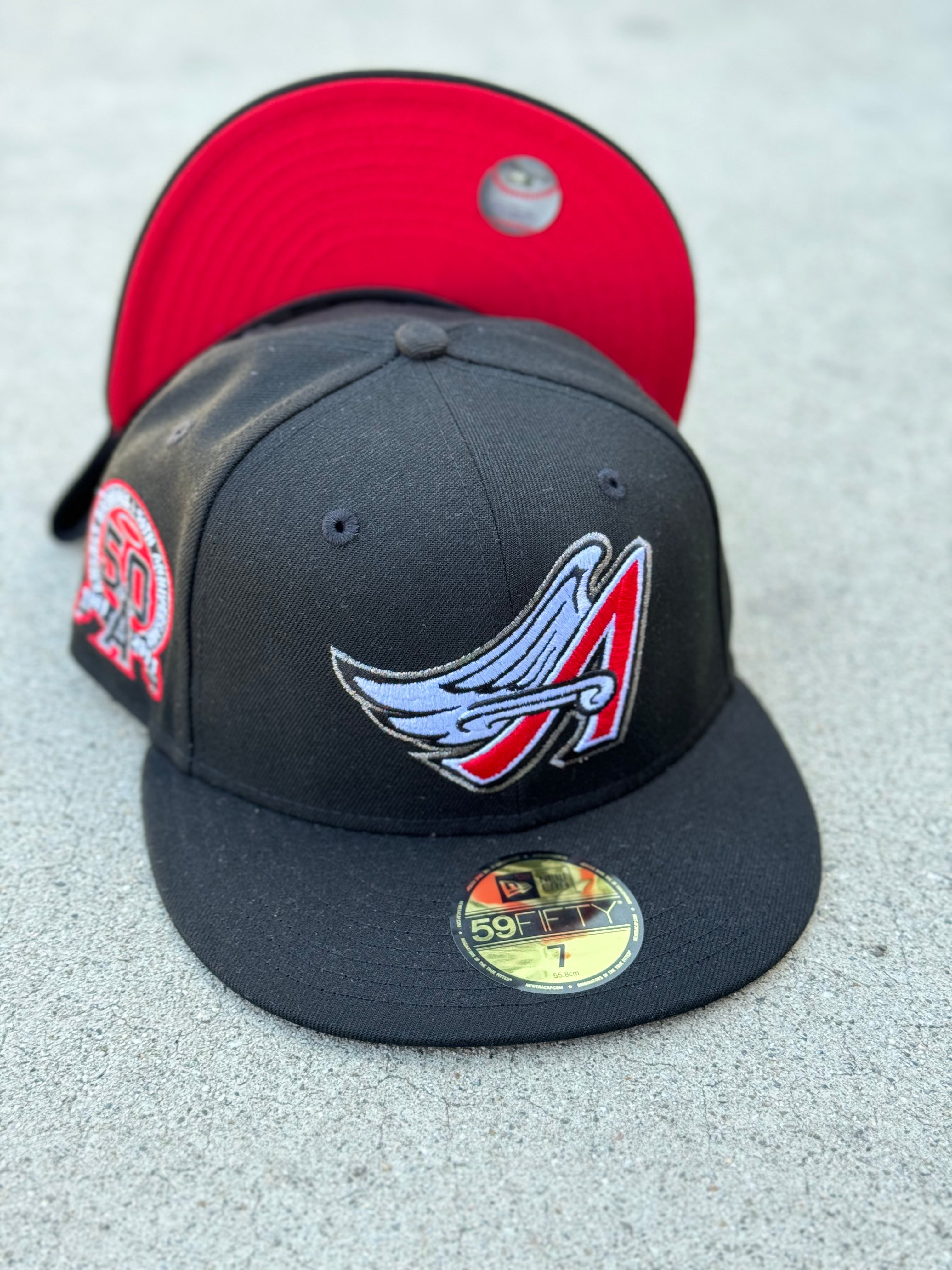 Anaheim Angels Wing Black Red UV 50th Anniversary Patch