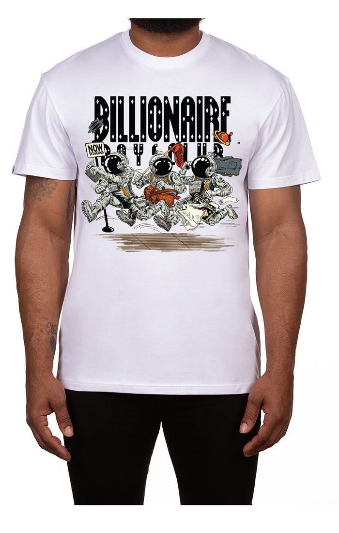 Billionaire Boys Club Now Boarding Tee White