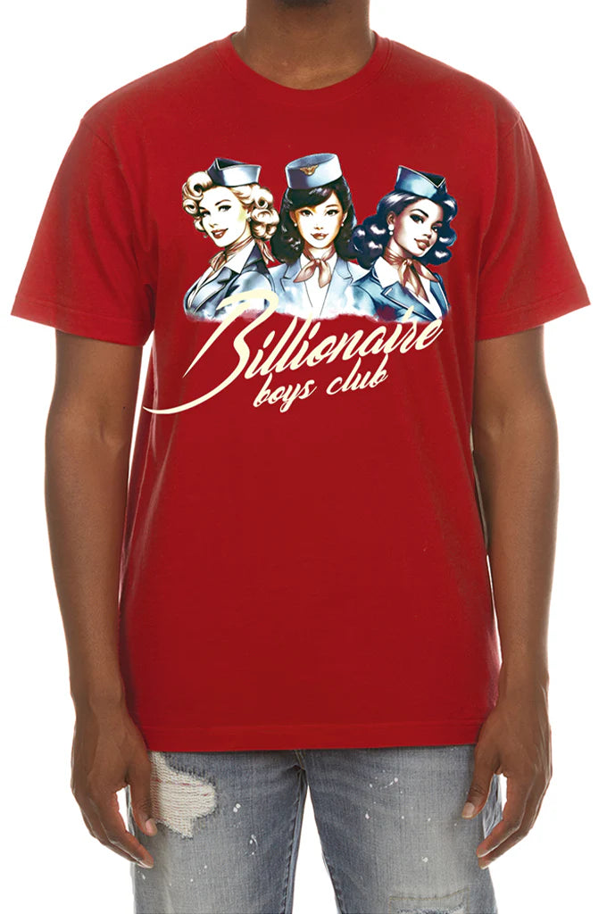 Buy Billionaire Boys Club Take Flight Tee Red