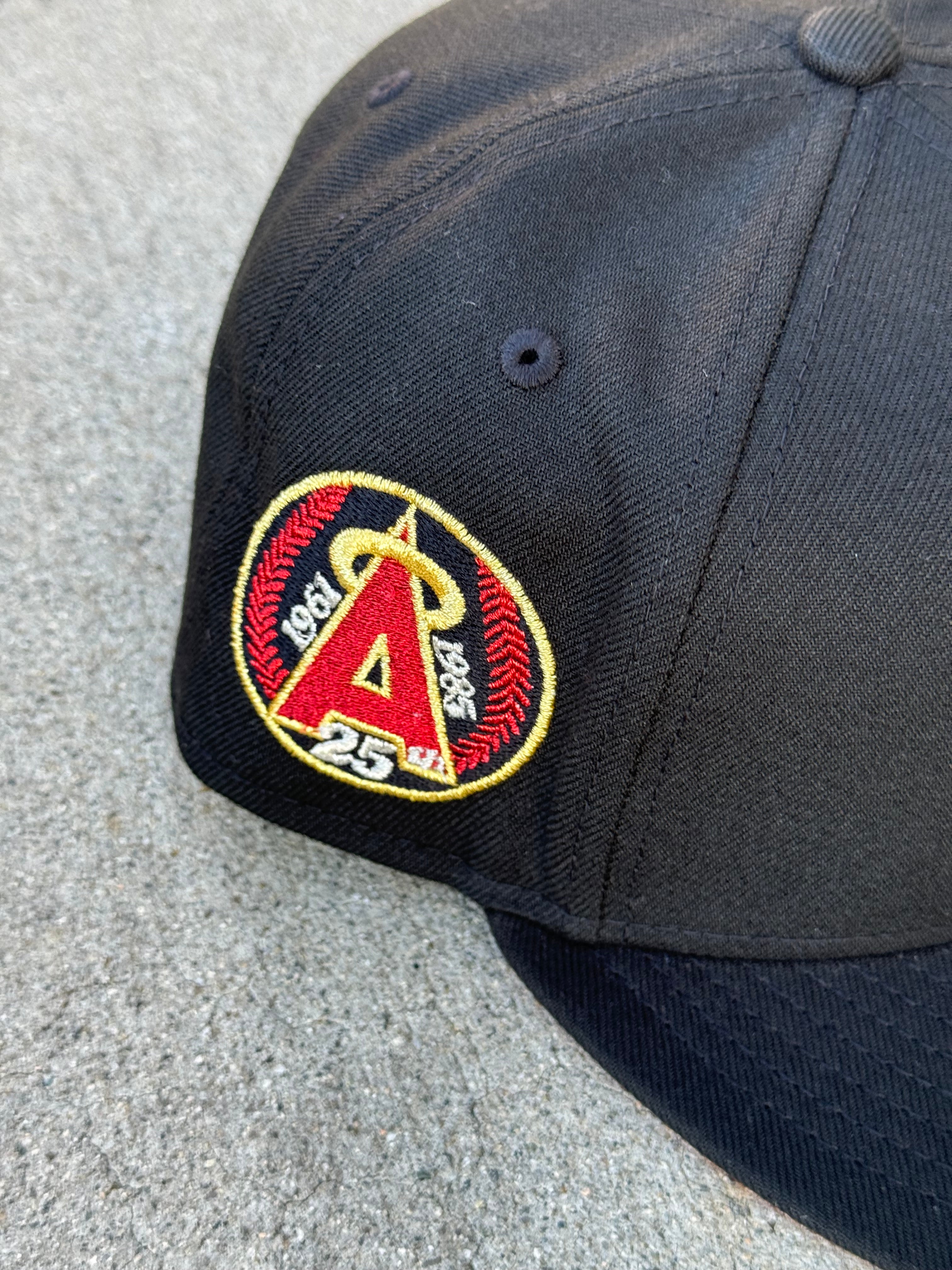 Anaheim Angels Black Red UV 25th Anniversary