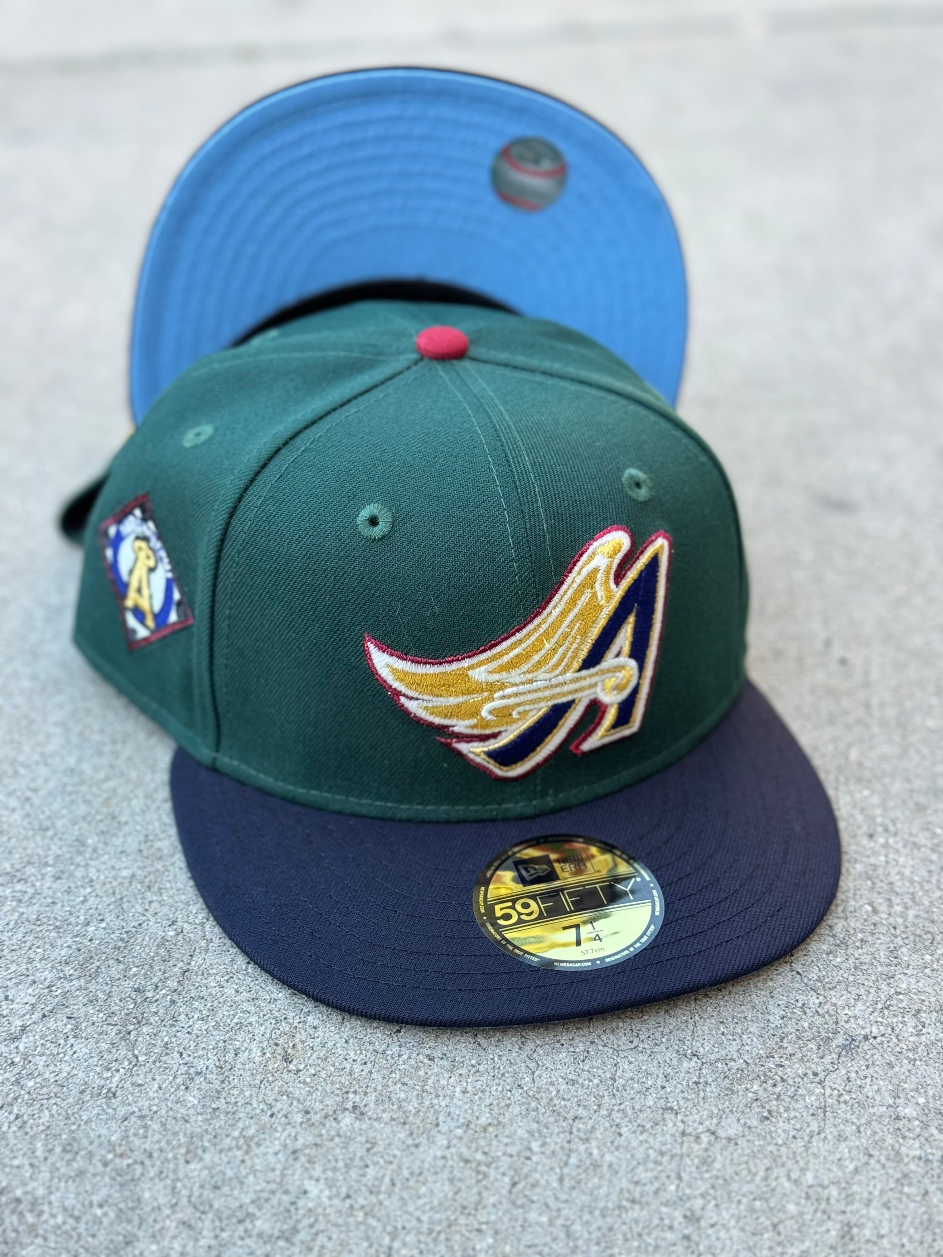 Anaheim Angels 2Tone Green Navy Icy UV Angels Stadium Patch
