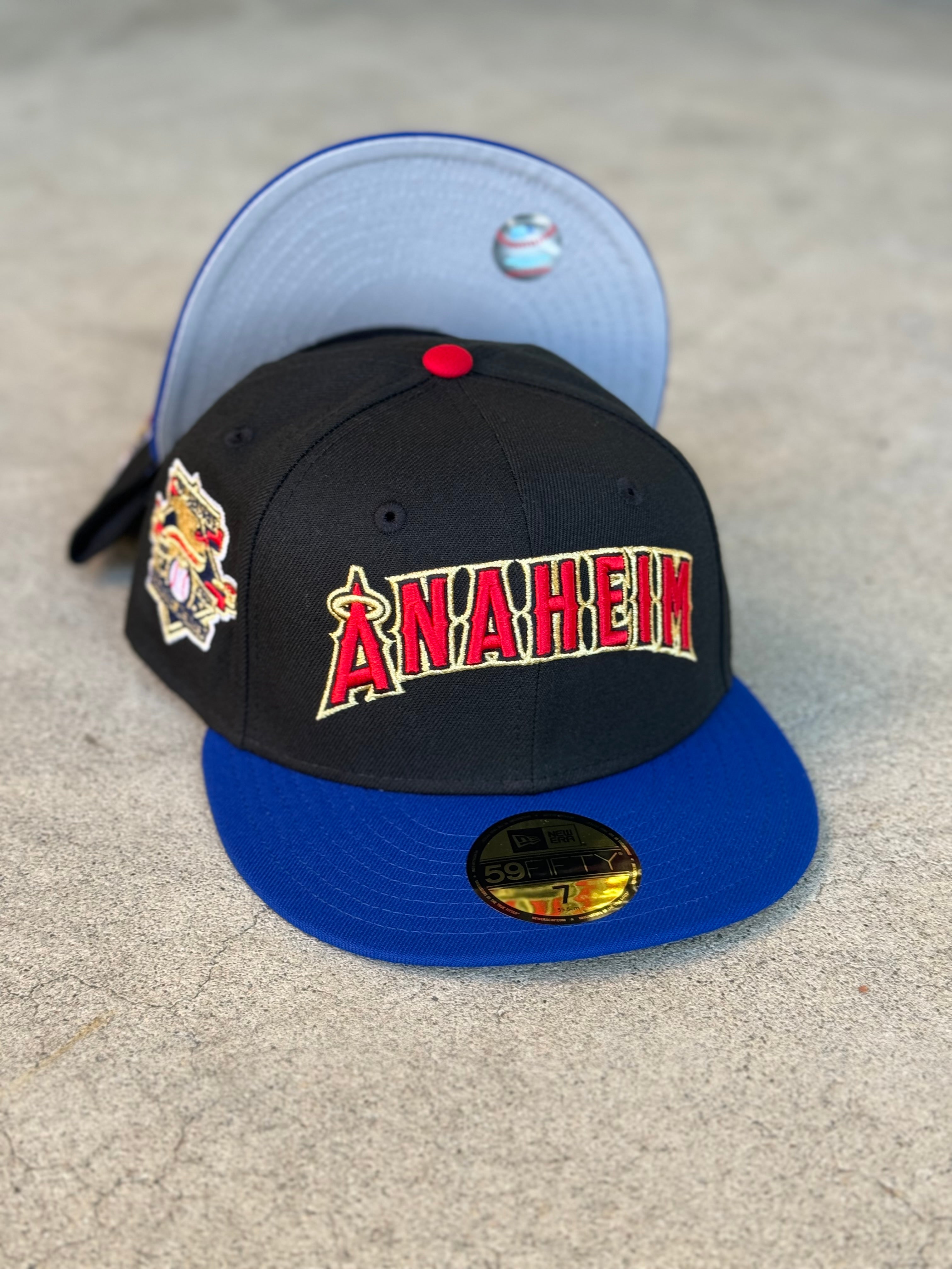 Anaheim Angels 2 Tone Black Royal AL 100 Seasons