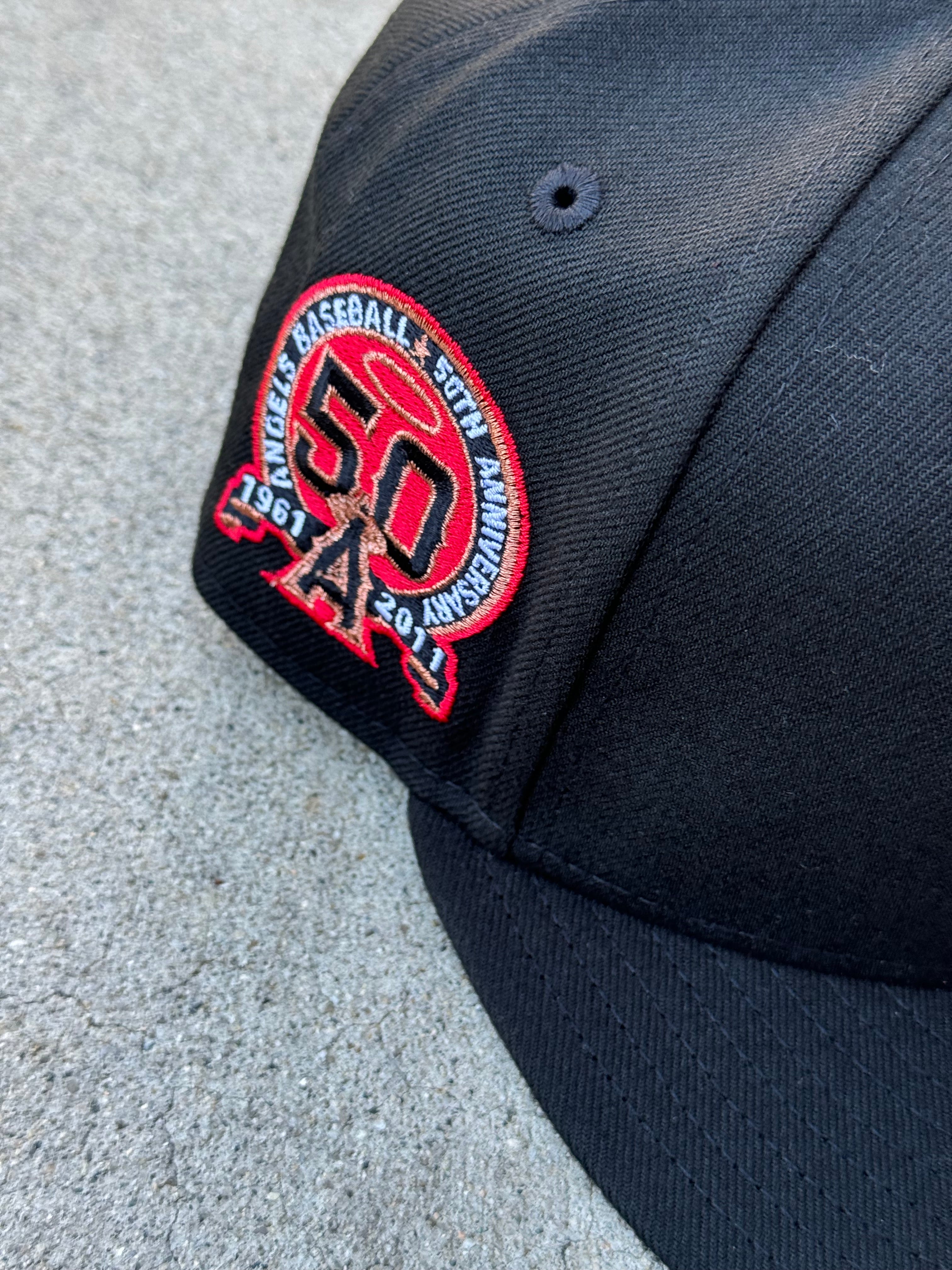 Anaheim Angels Wing Black Red UV 50th Anniversary