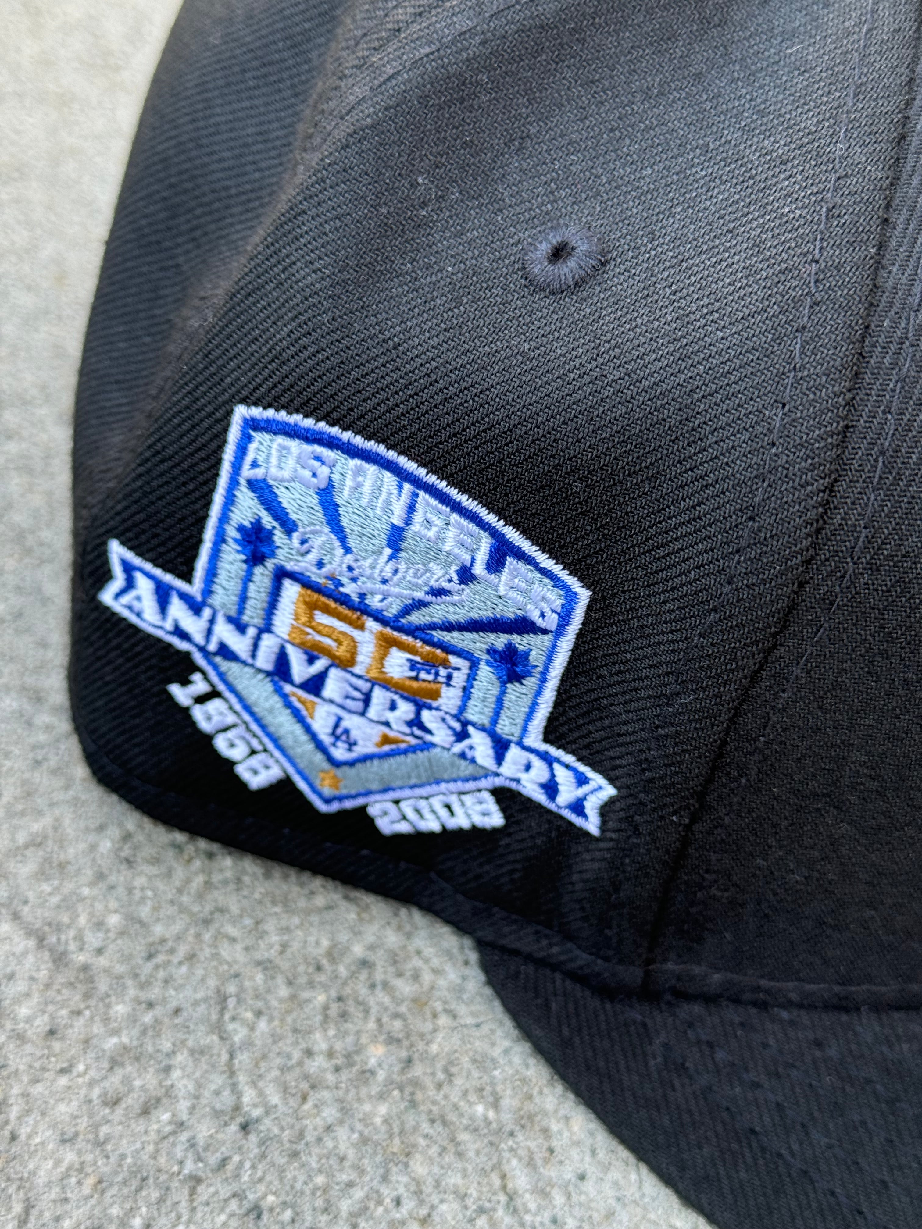 LA Dodgers Black Green UV 50th Anniversary Patch