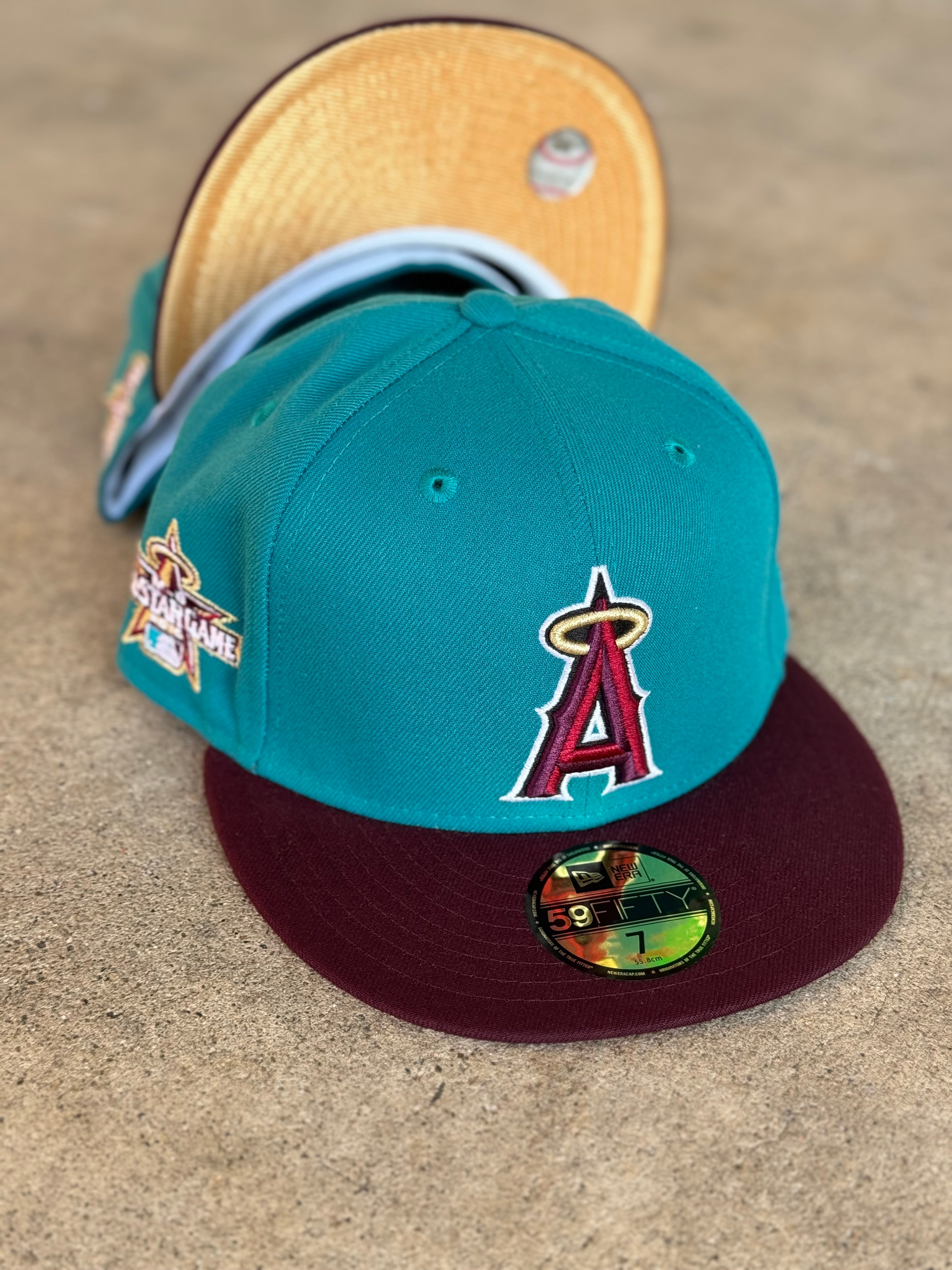 New Era Anaheim Angels 2 Tone Teal Burgundy