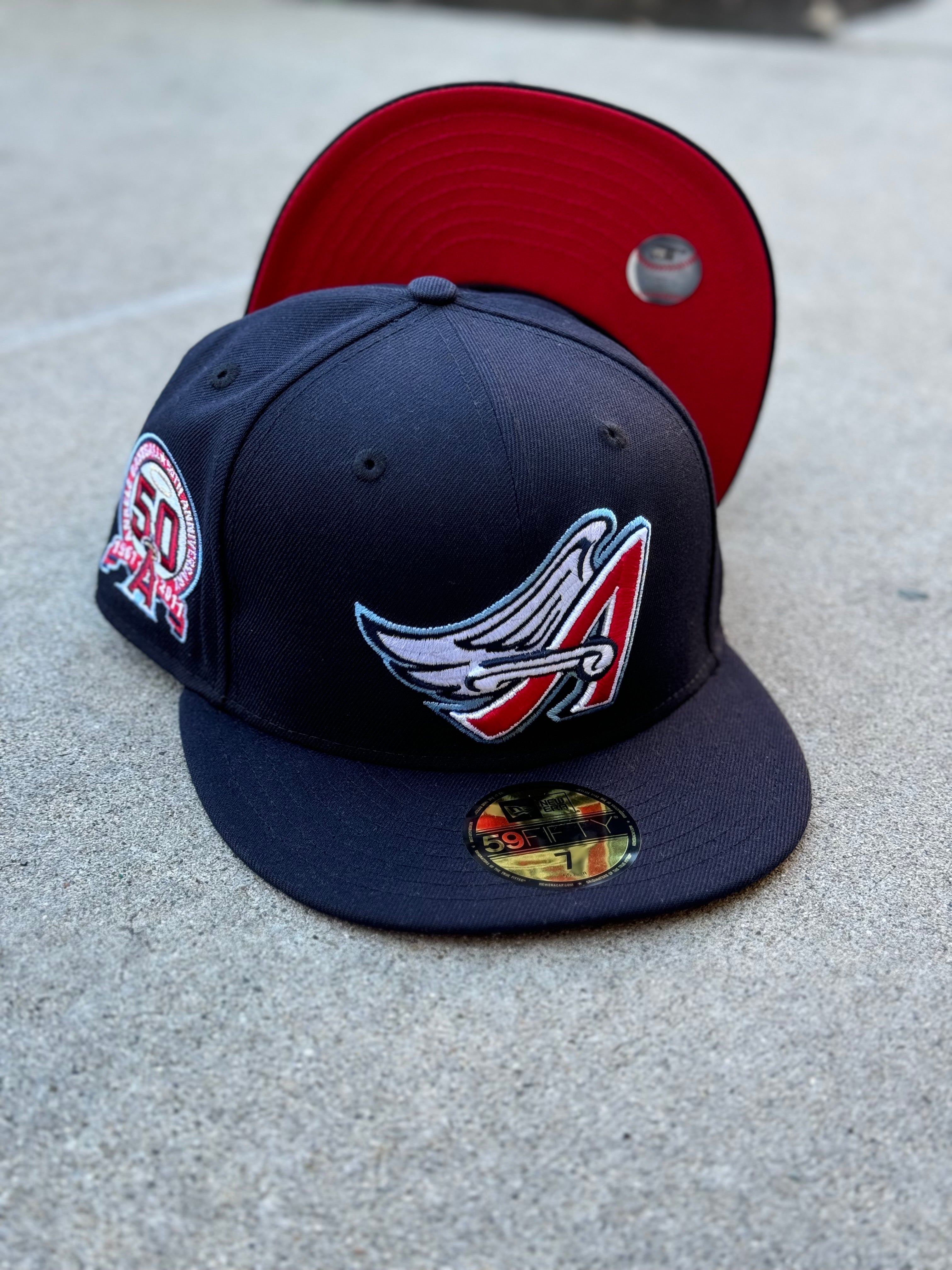 Anaheim Angels Wing Navy Red UV 50th Patch