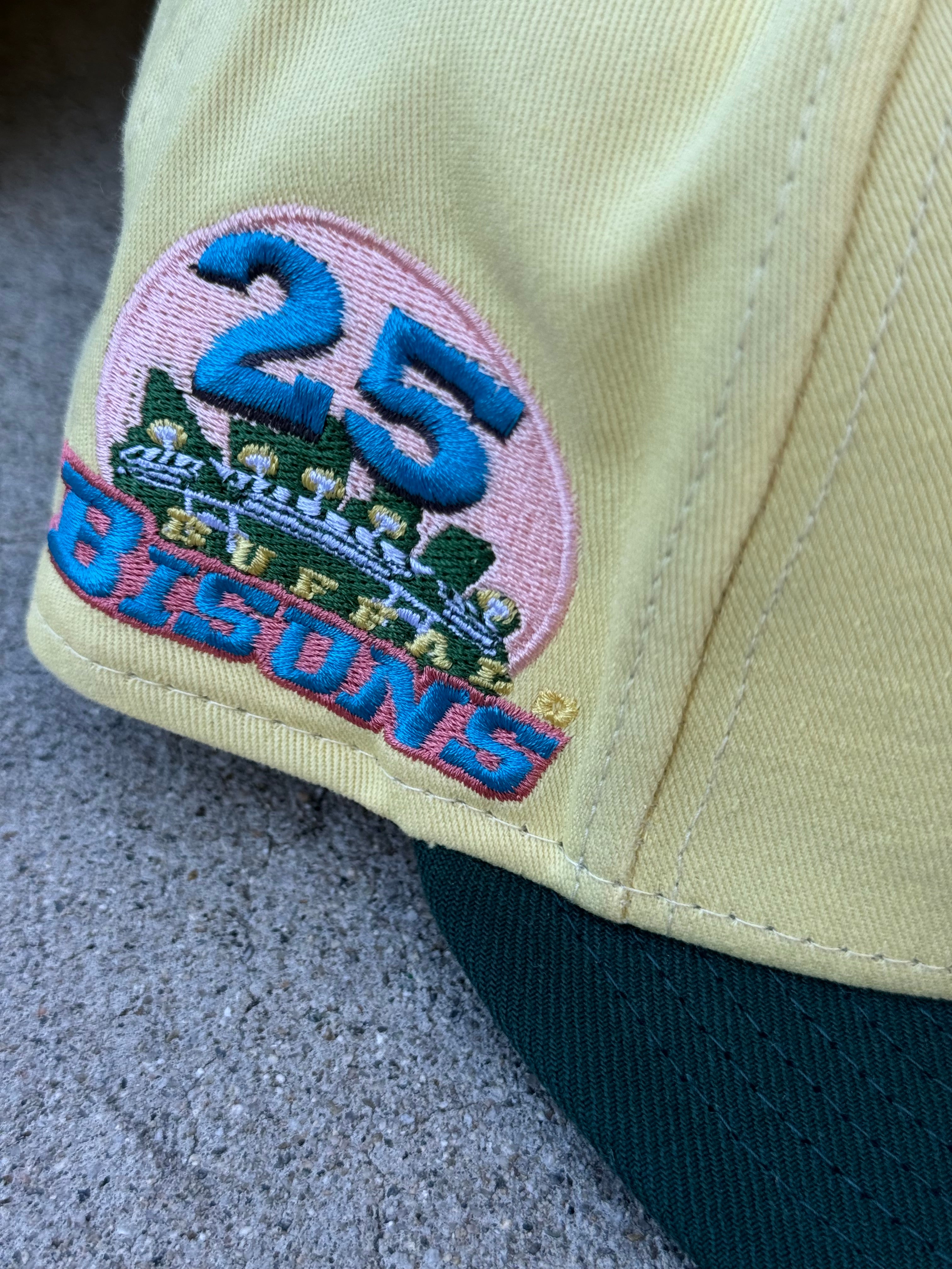 Buffalo Bisons 2Tone Yellow Green Teal UV 25th Anniversary