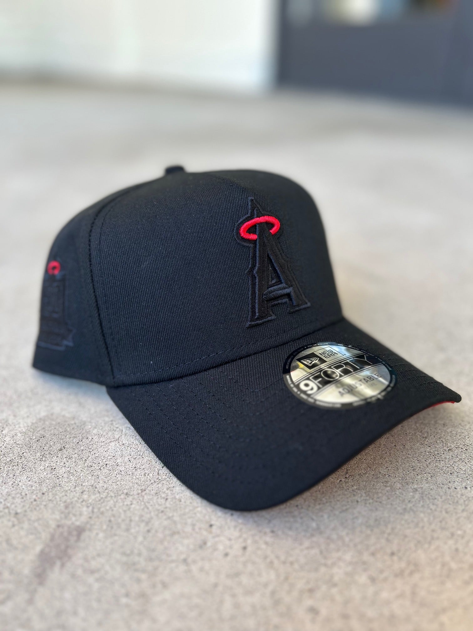 Anaheim Angels Black Red 50th Patch