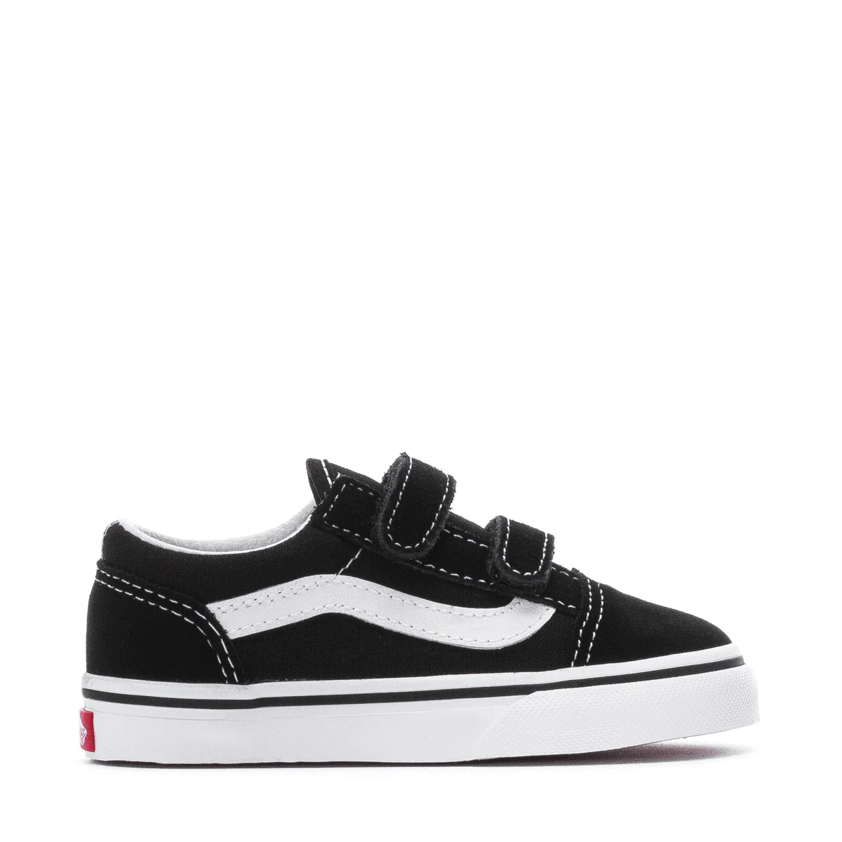 Vans Old Skool Velcro Toddler Black White