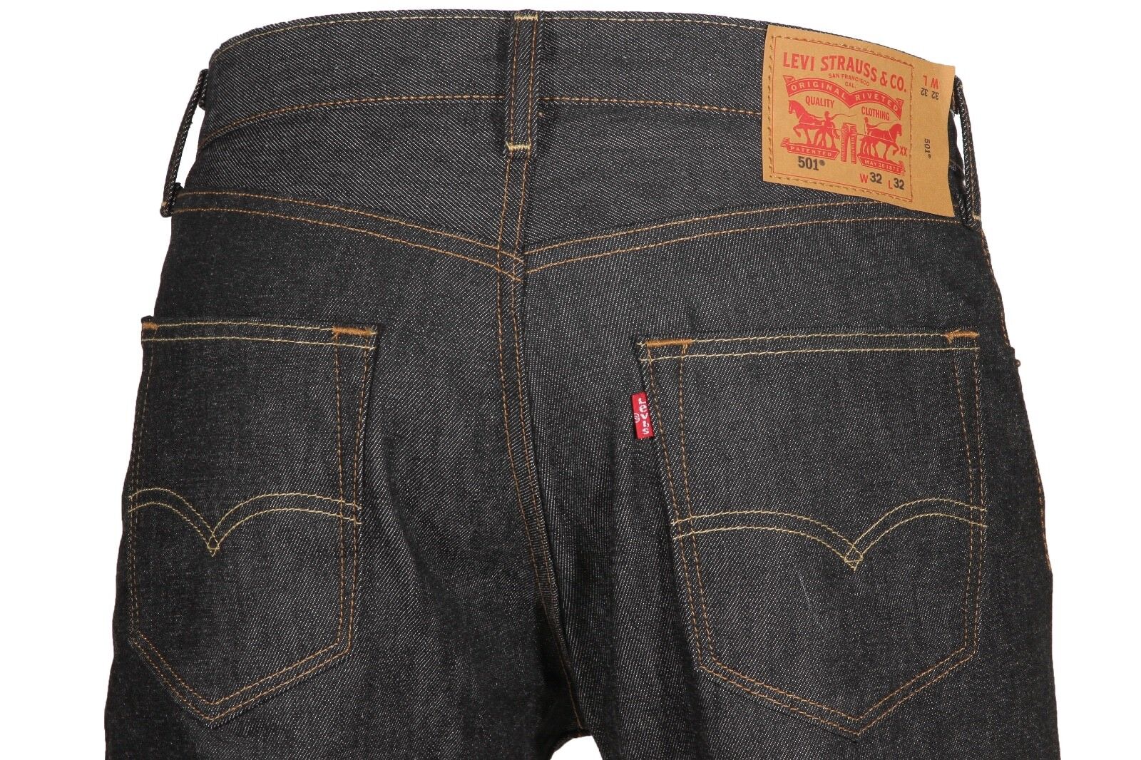 Levis 501 Black Shrink To Fit