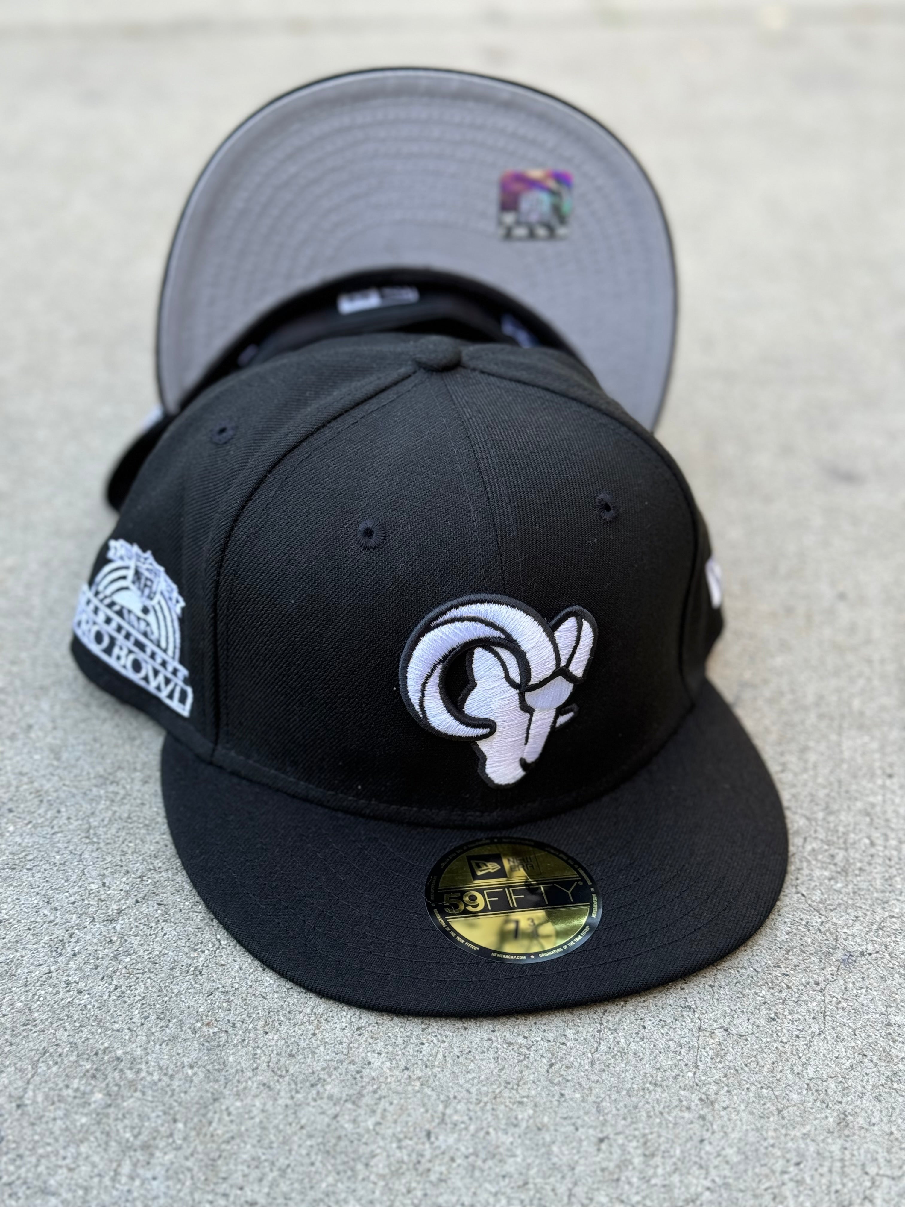 LA Rams Black White Grey UV Pro Bowl Patch