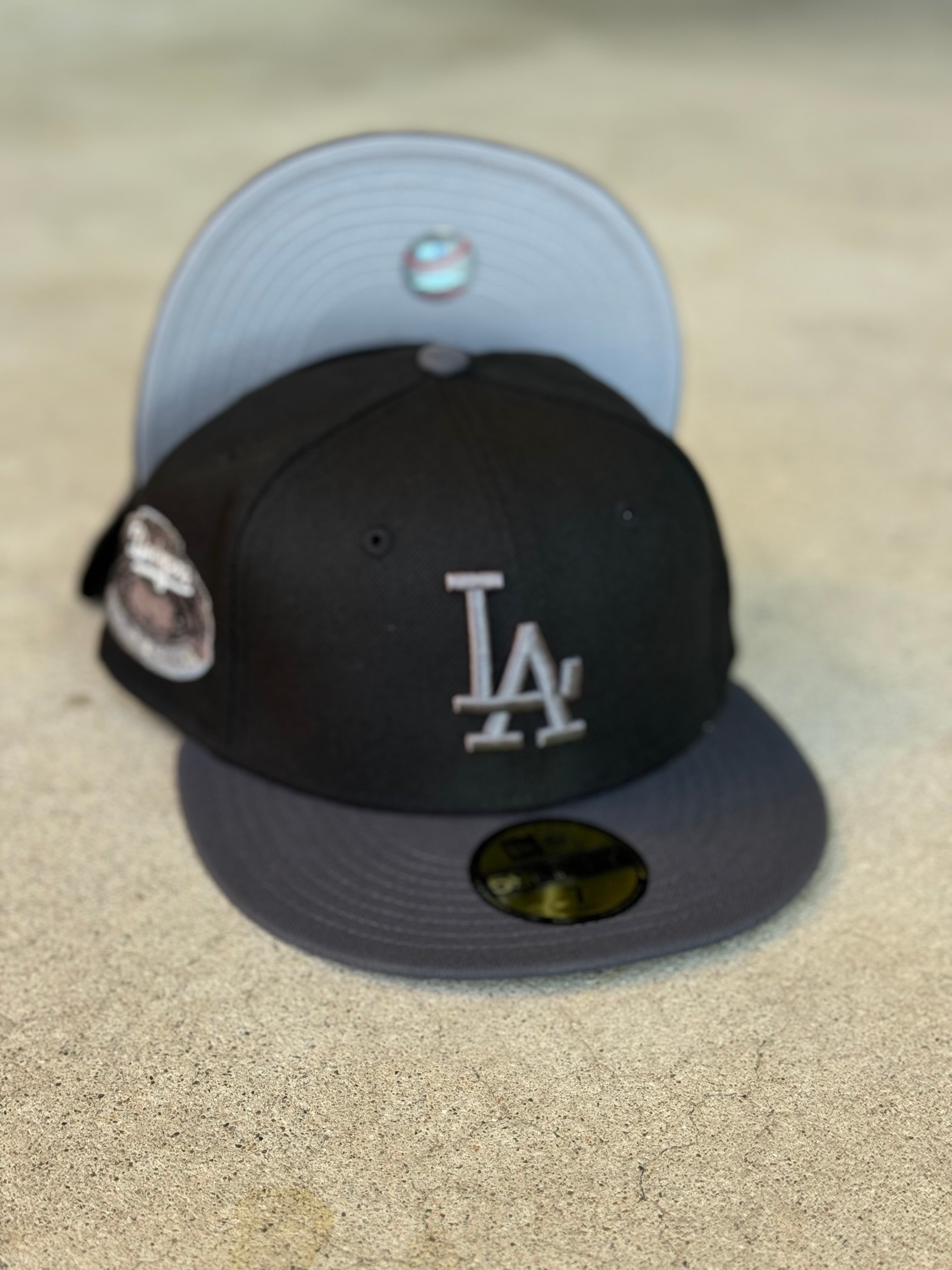 New Era Los Angeles Dodgers 2 Tone Black Charcoal WS Patch