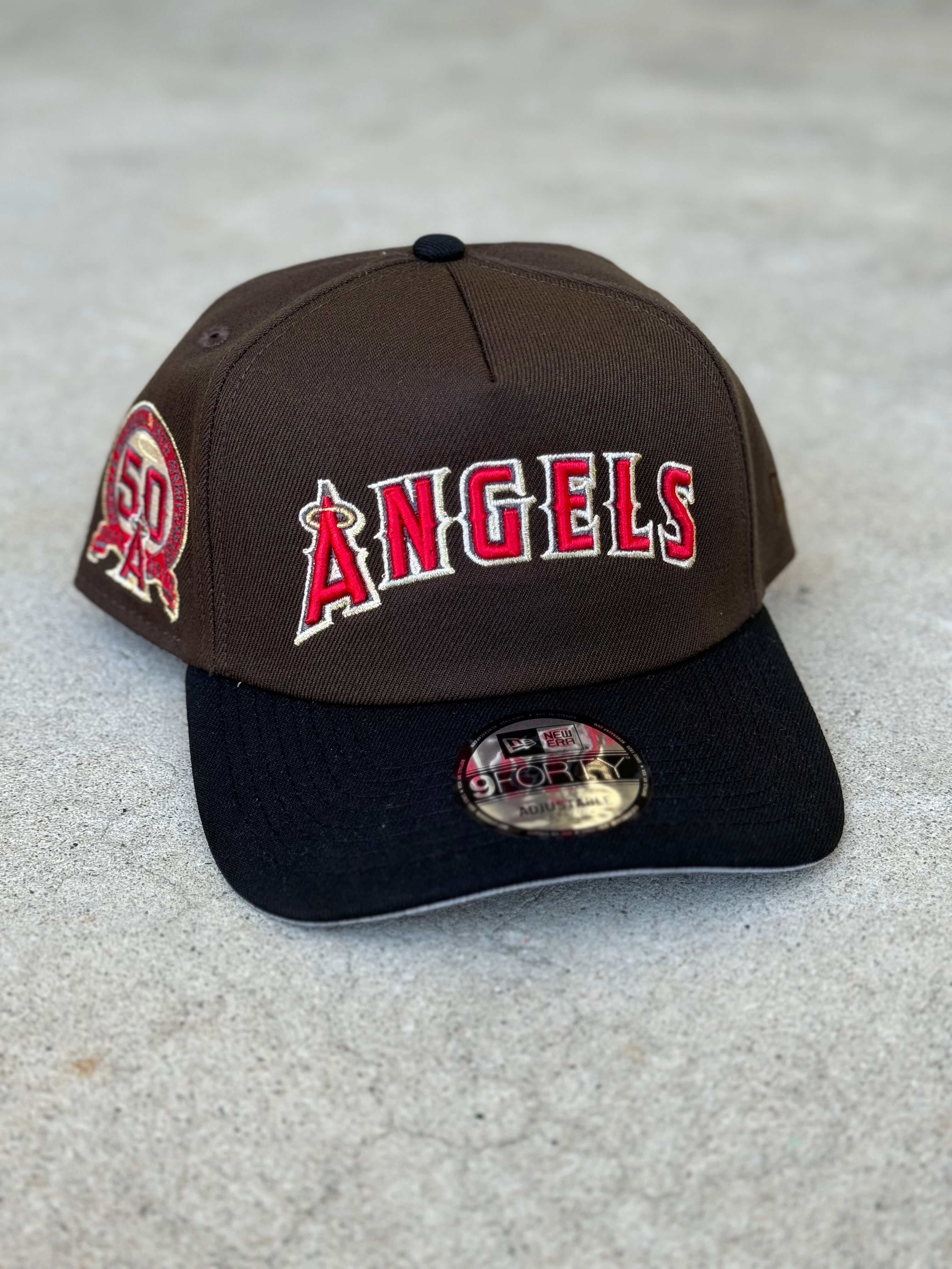 Anaheim Angels Script 2Tone Mocha 50th Patch
