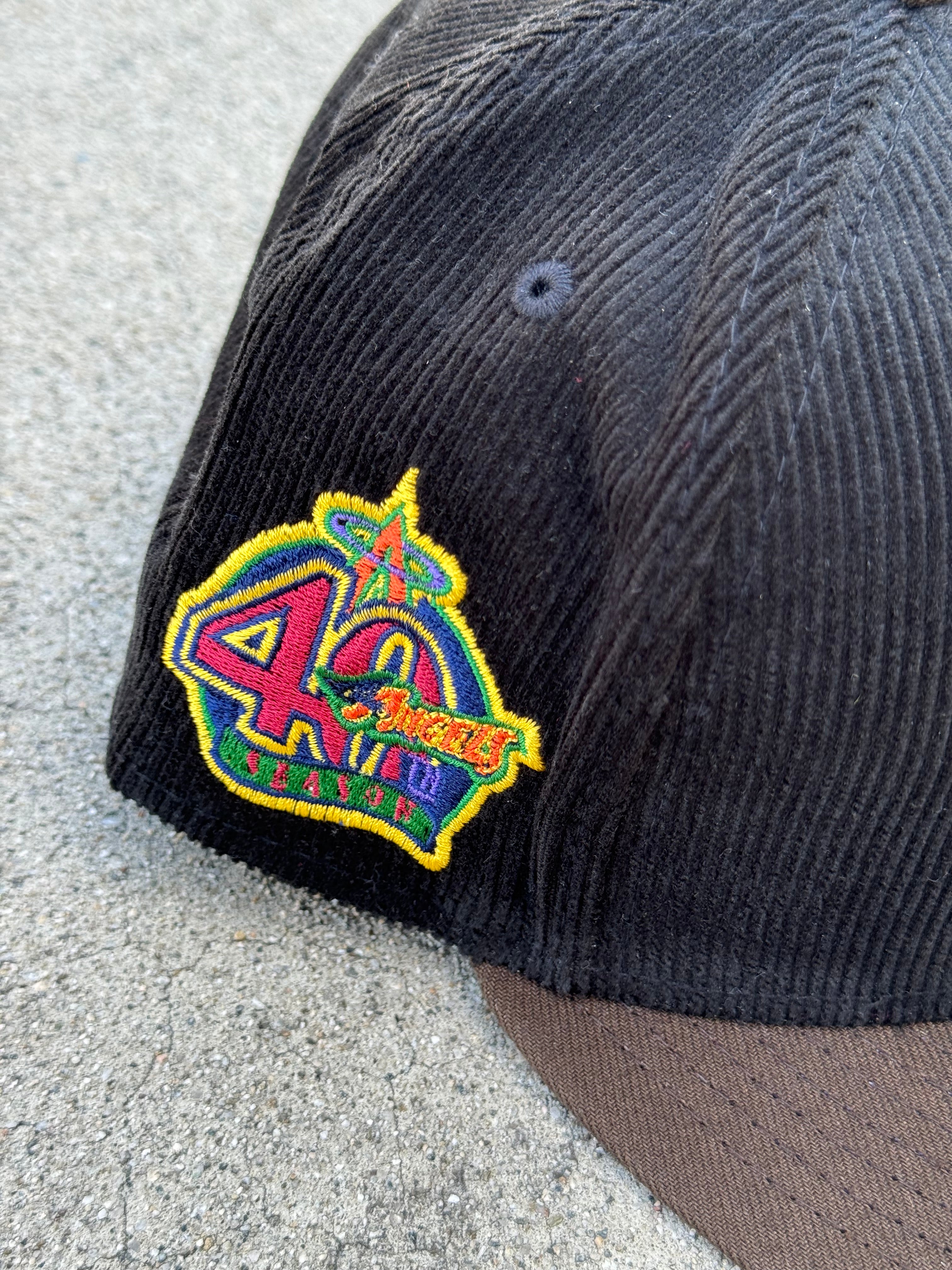 Anaheim Angels Wing 2Tone Cord Beige UV 40th Anniversary Patch