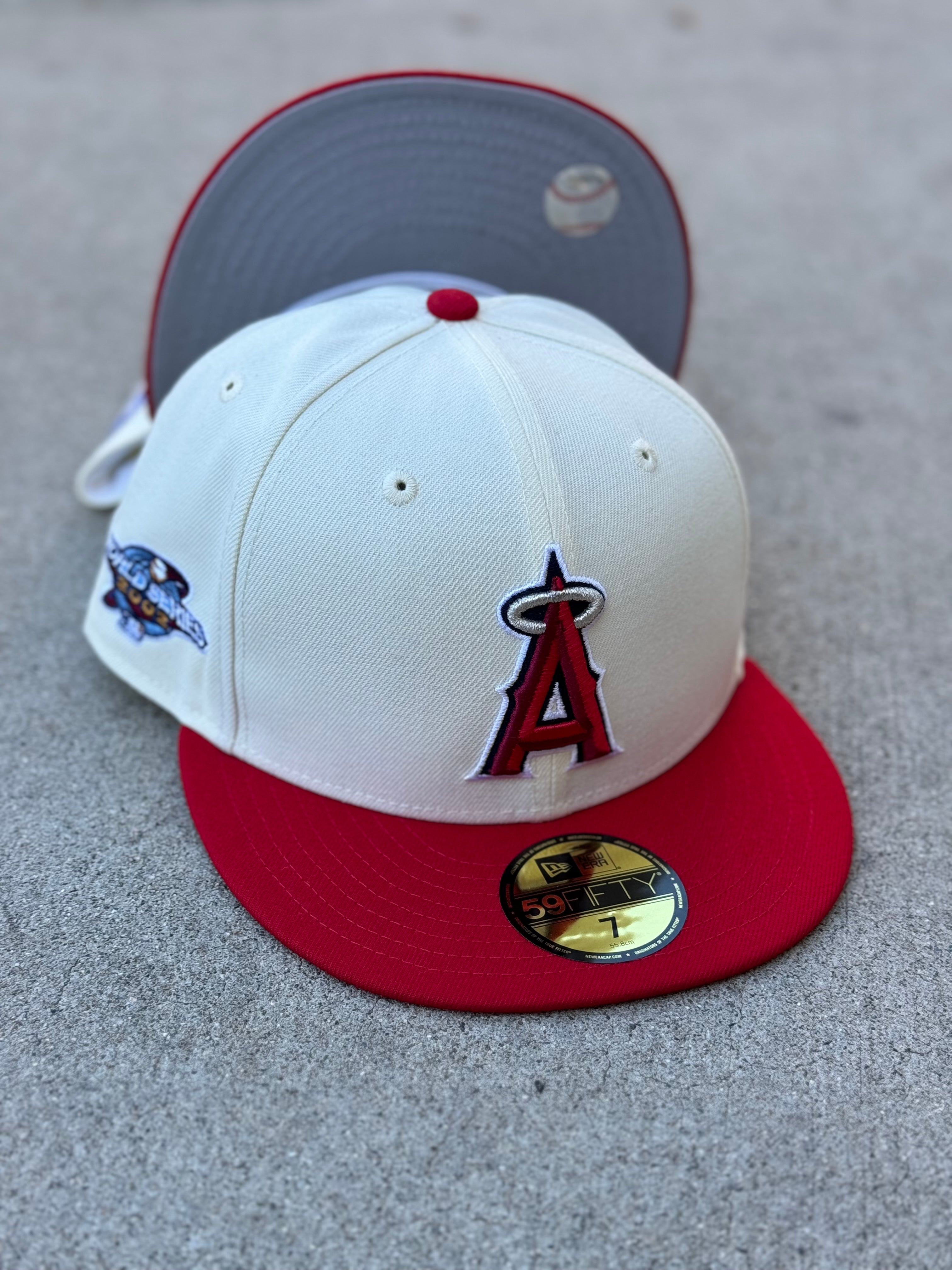 Anaheim Angels 2Tone Chrome Red Grey UV 2002 WS Patch