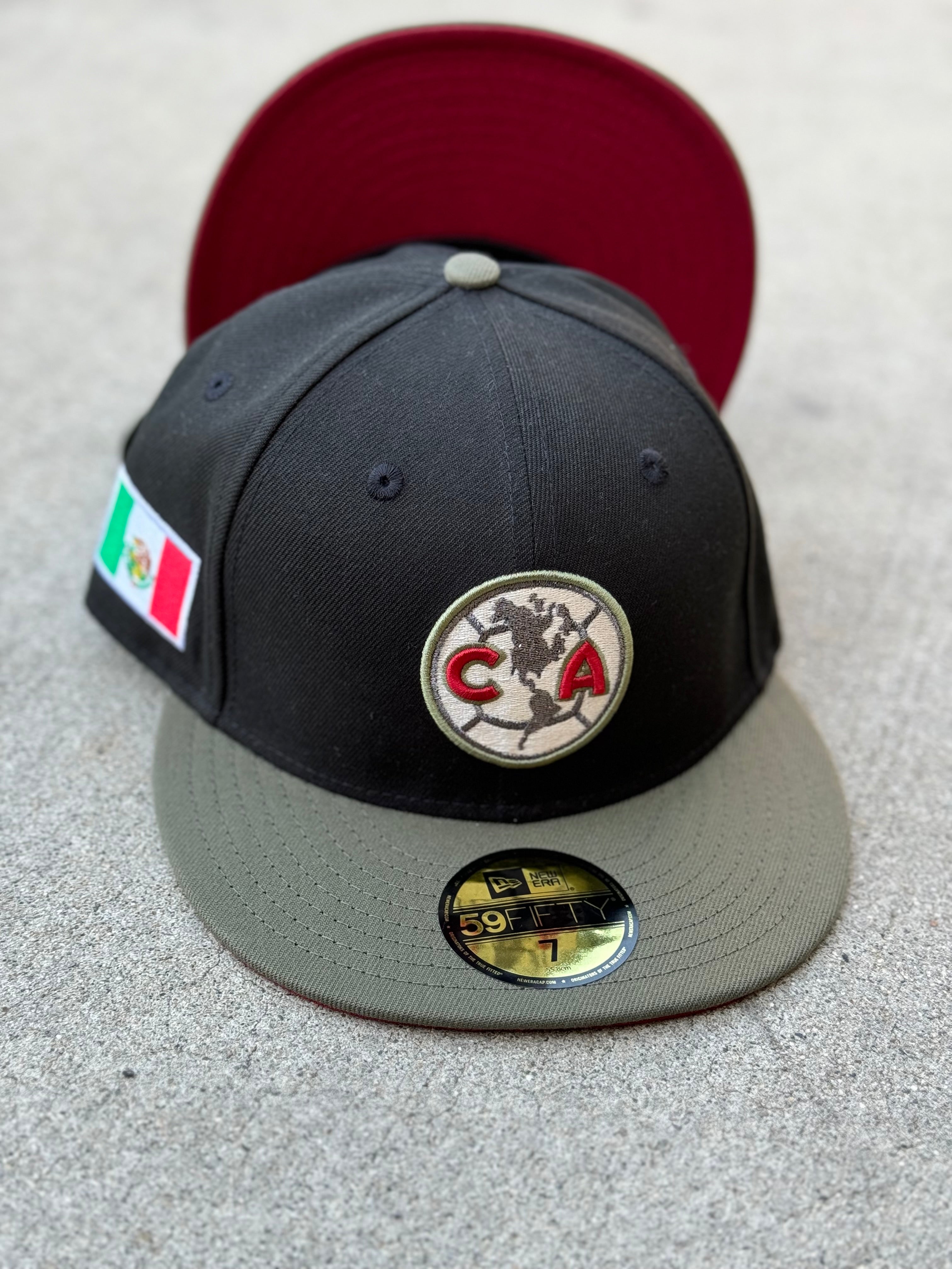 Club America 2Tone Black Olive Red UV Mexico Patch