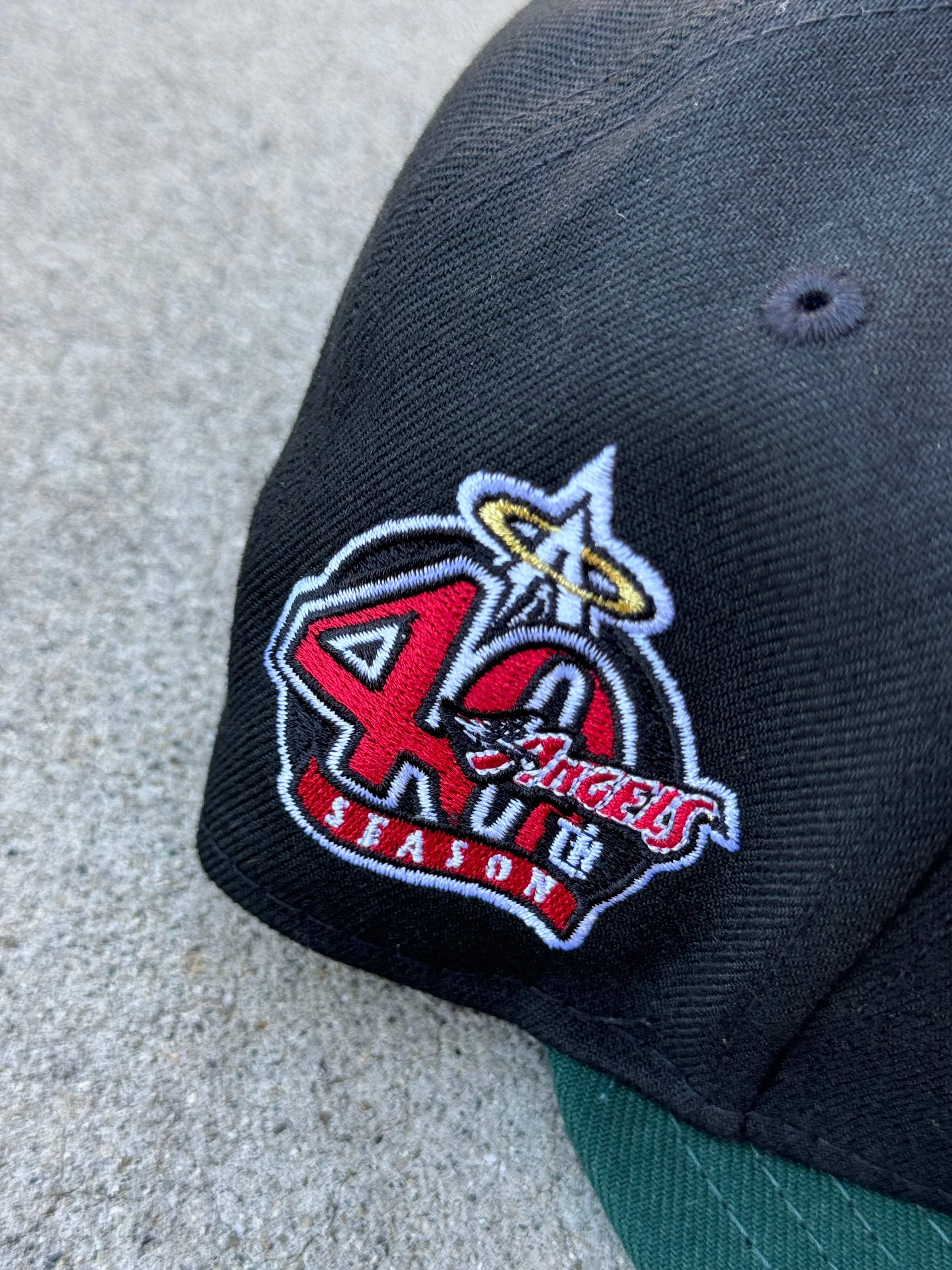 Anaheim Angels Wing 2Tone Black Green Red UV 40th Anniversary