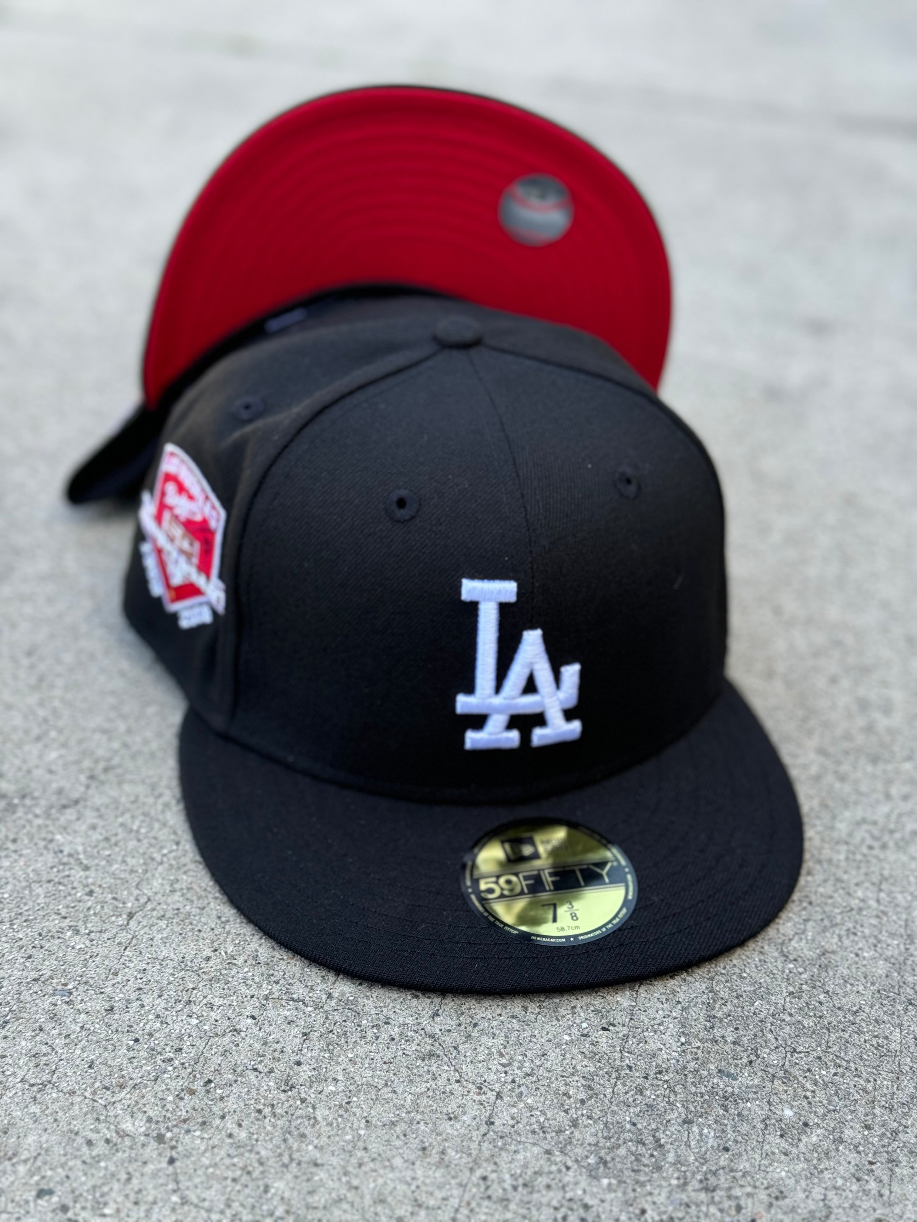 Los Angeles Dodgers Black Red UV 50th Anniversary Patch