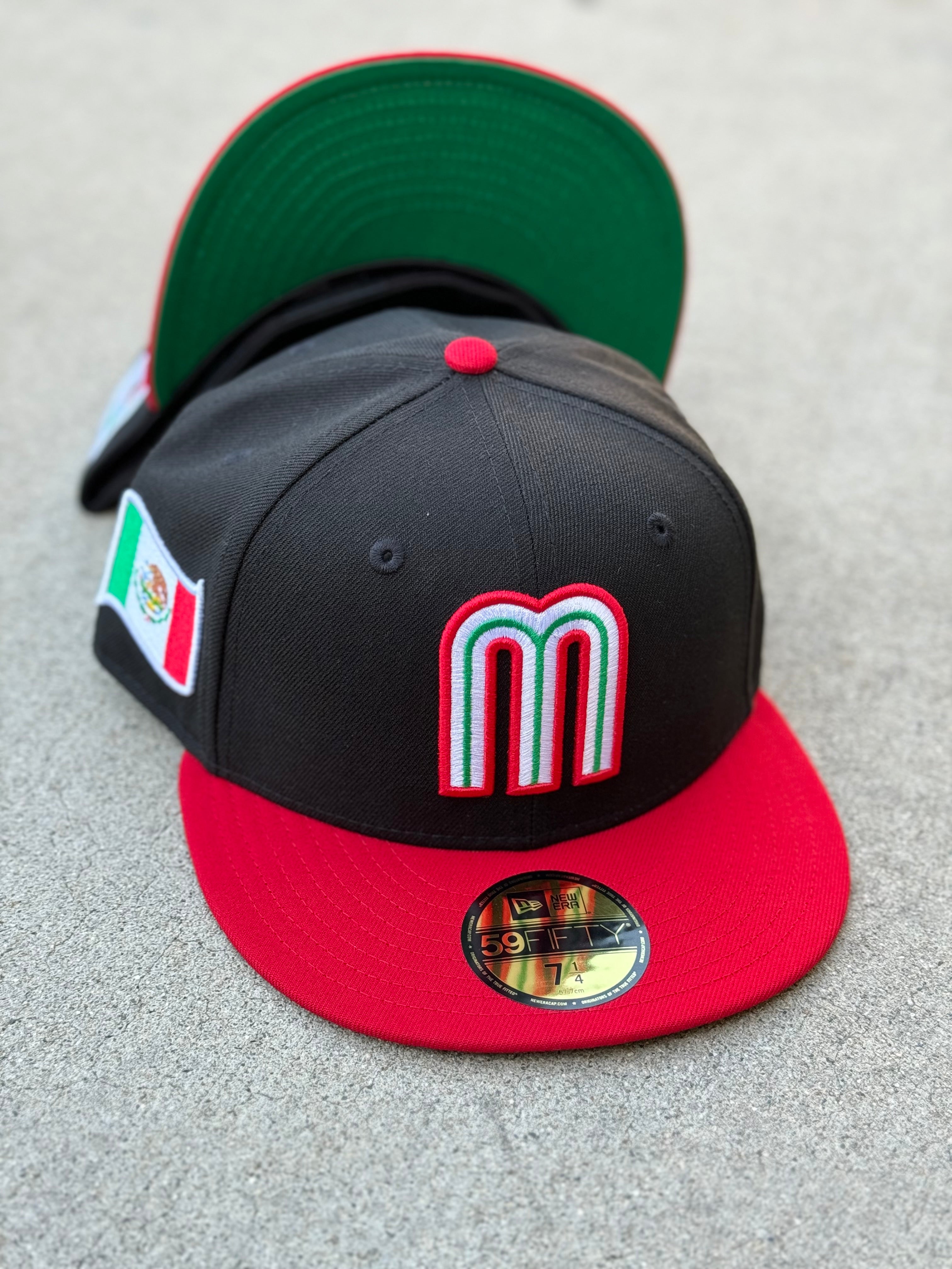 Mexico 2Tone Black Red Green UV Mexico Flag Patch