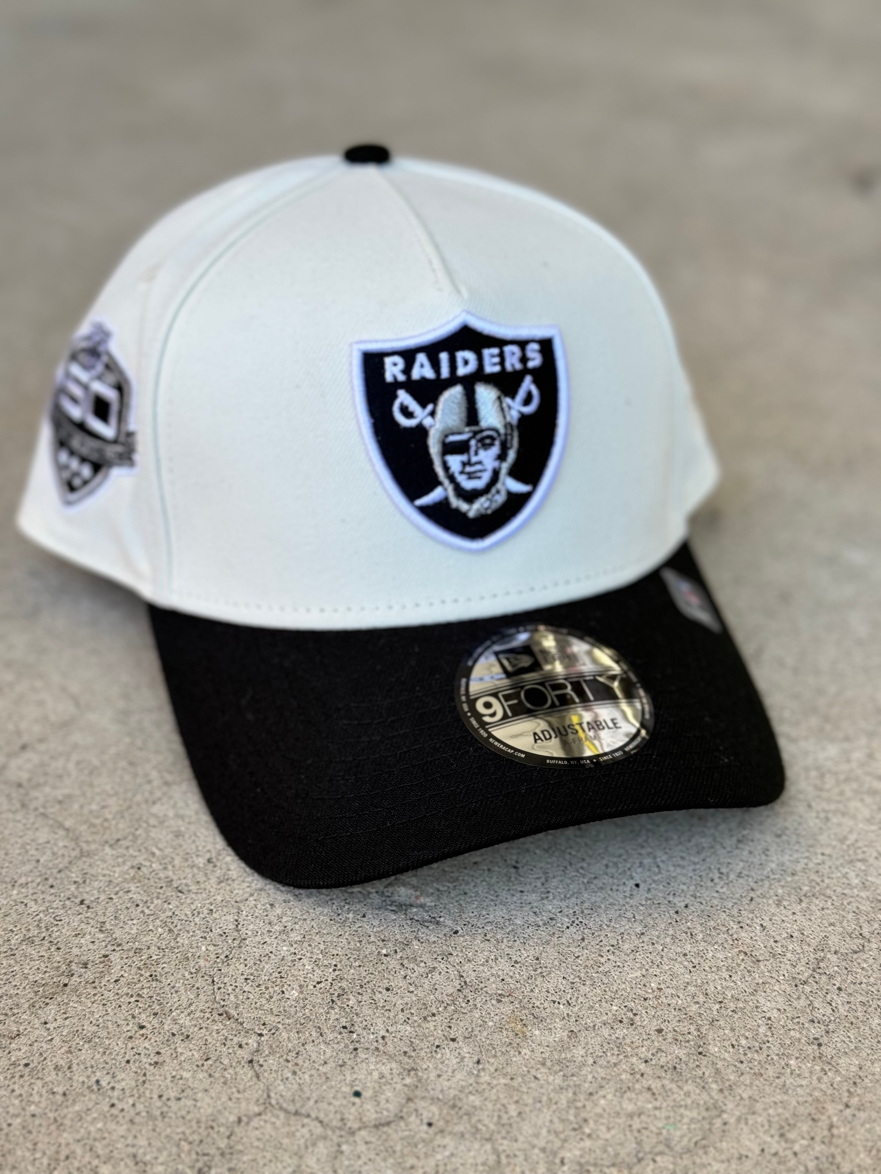 Oakland Raiders  2Tone Chrome Black 50th Patch