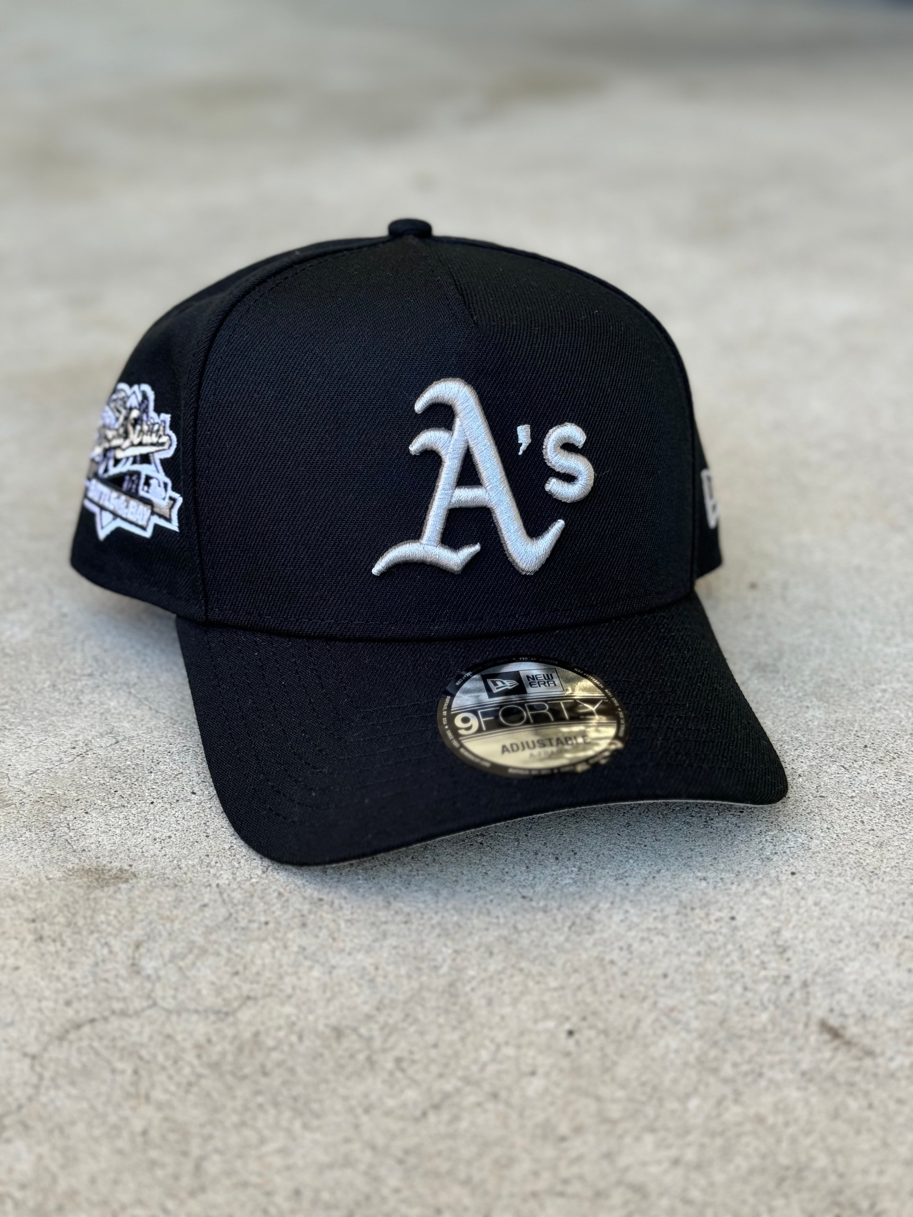 Oakland A's Black Silver Stitching 89WS Patch