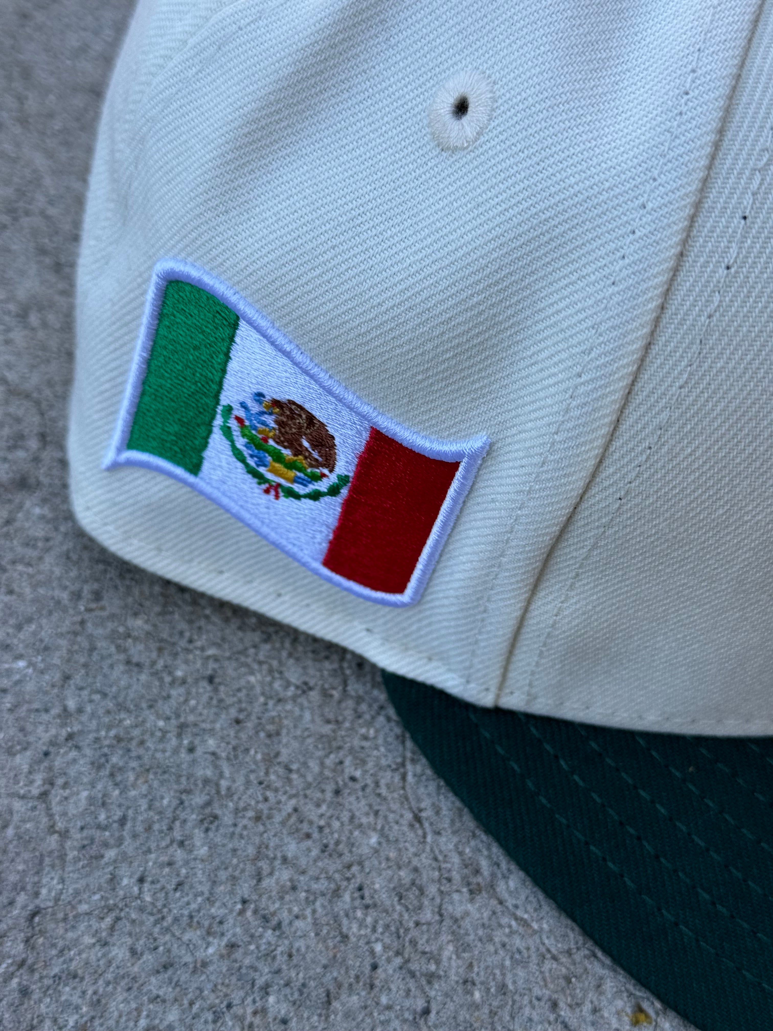 Mexico 2Tone Chrome Green Grey UV Mex Patch