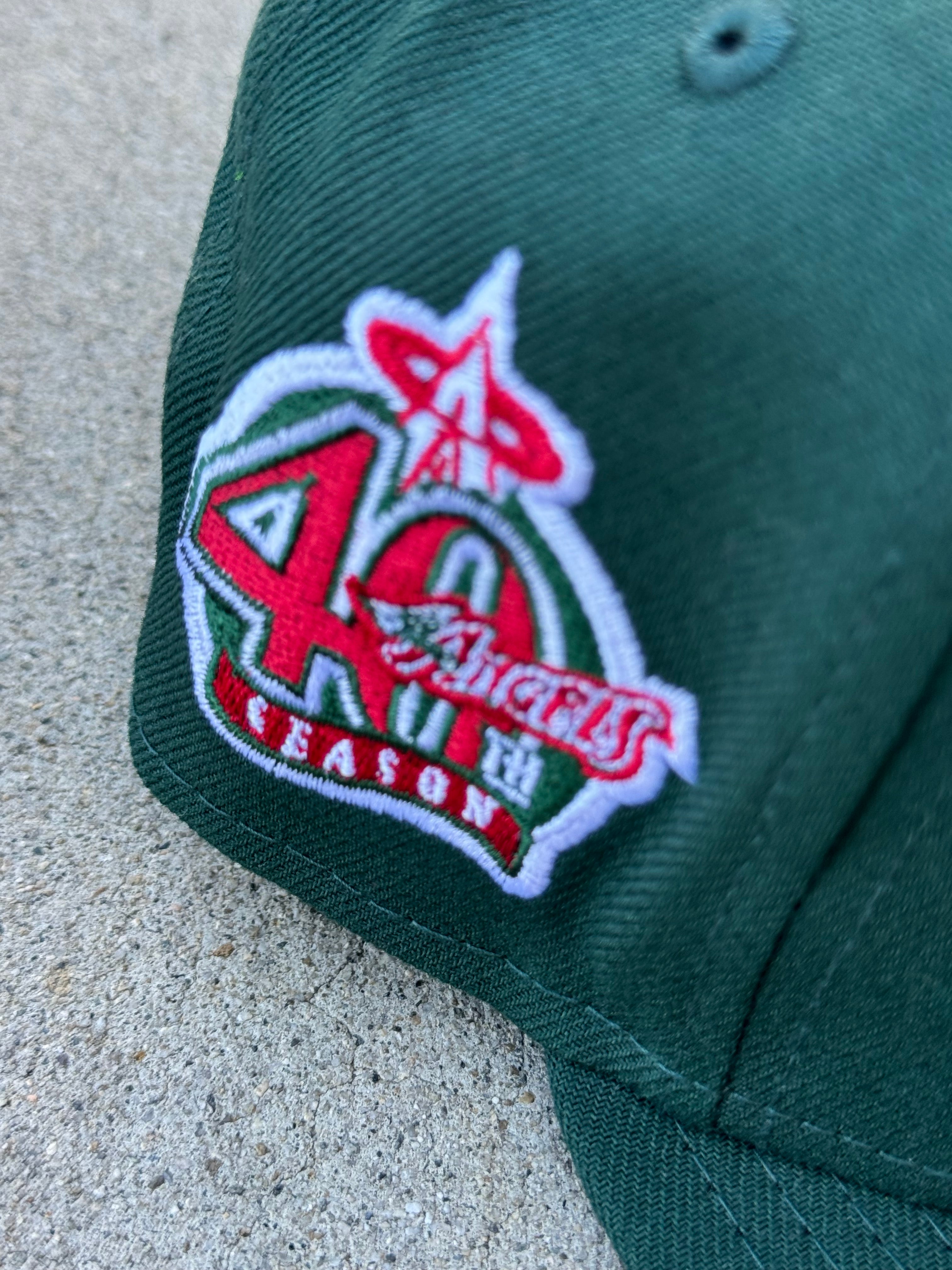 Anaheim Angels Wing Green Red UV 40th Anniversary Patch
