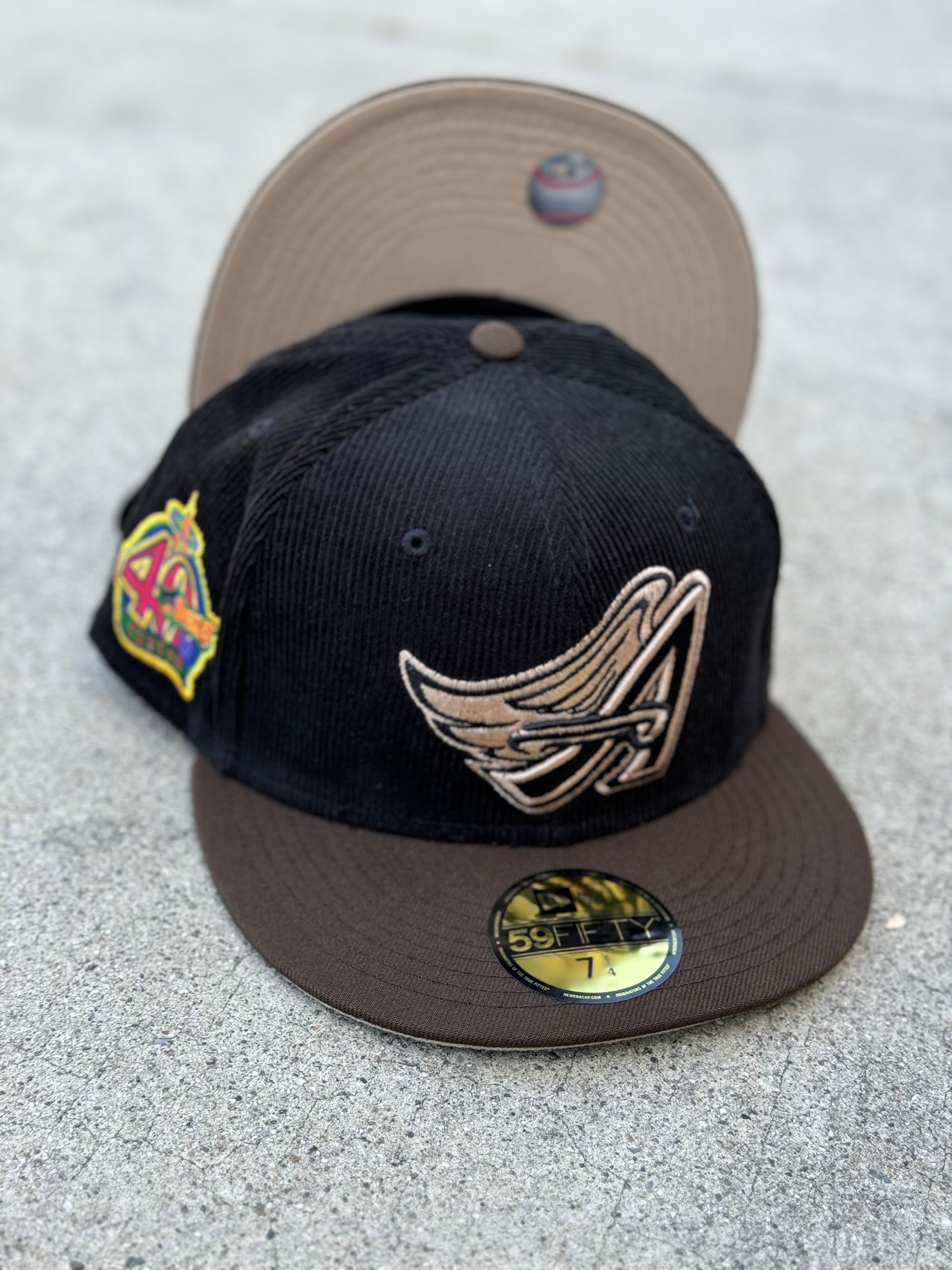 Anaheim Angels Wing 2Tone Cord Beige UV 40th Anniversary Patch