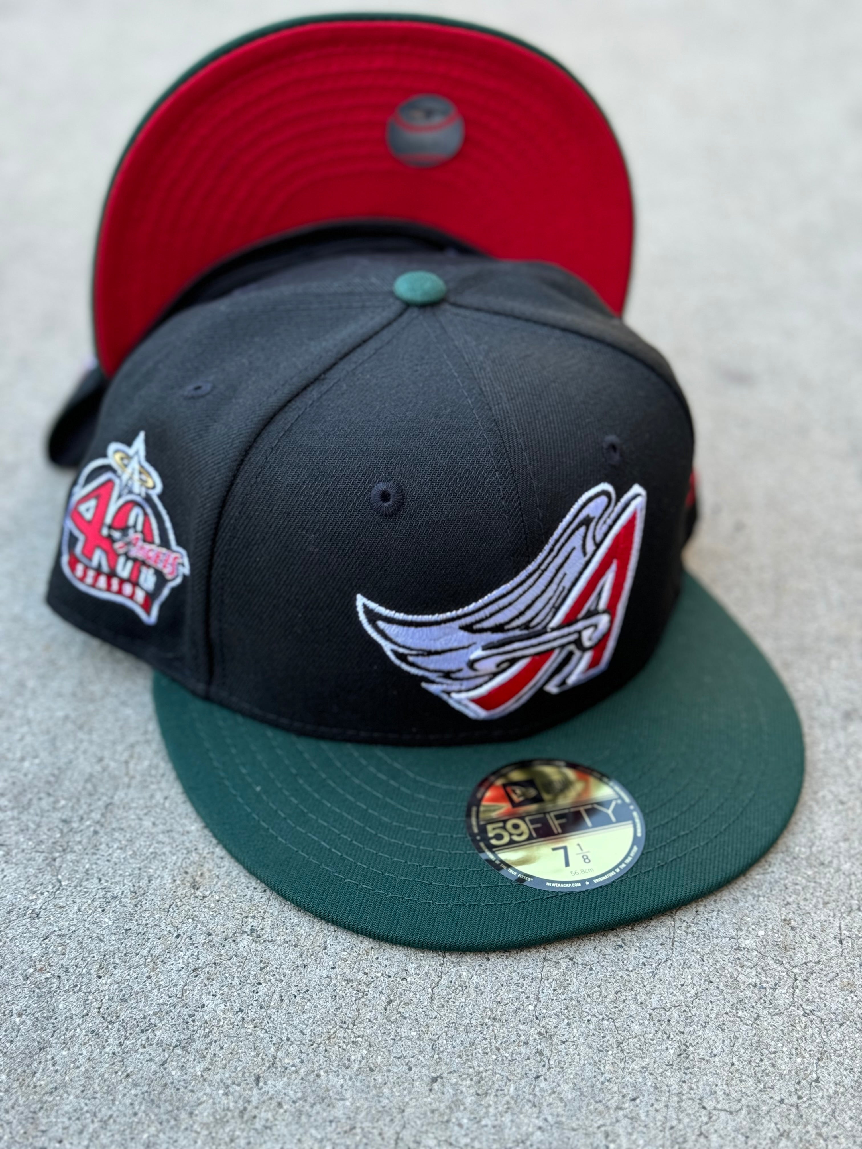 Anaheim Angels Wing 2Tone Black Green Red UV 40th Anniversary