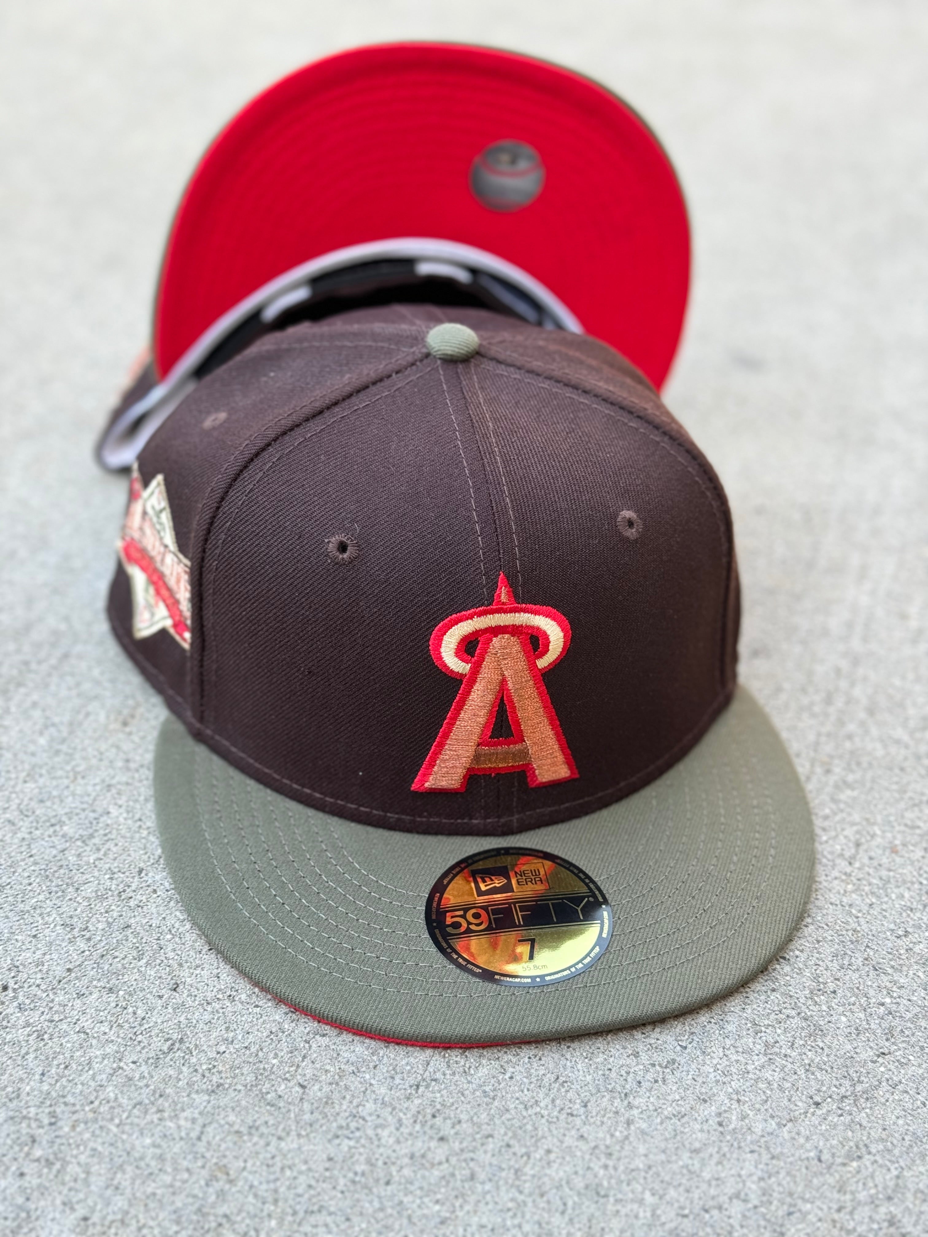 Anaheim Angels 2Tone Brown Olive Red UV 89 ASG Patch