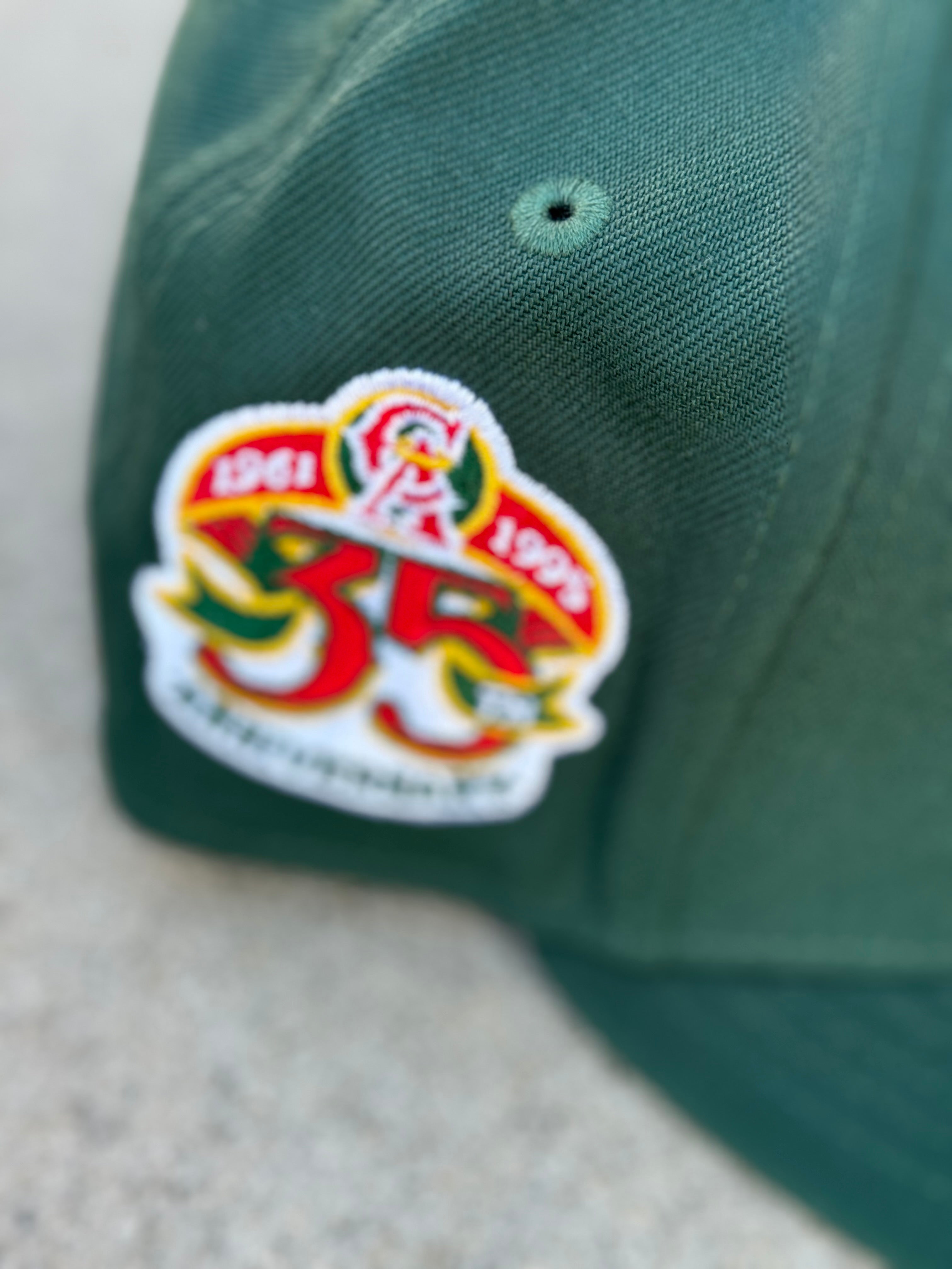 CA Angels Green State Logo 35th Anniversary Patch
