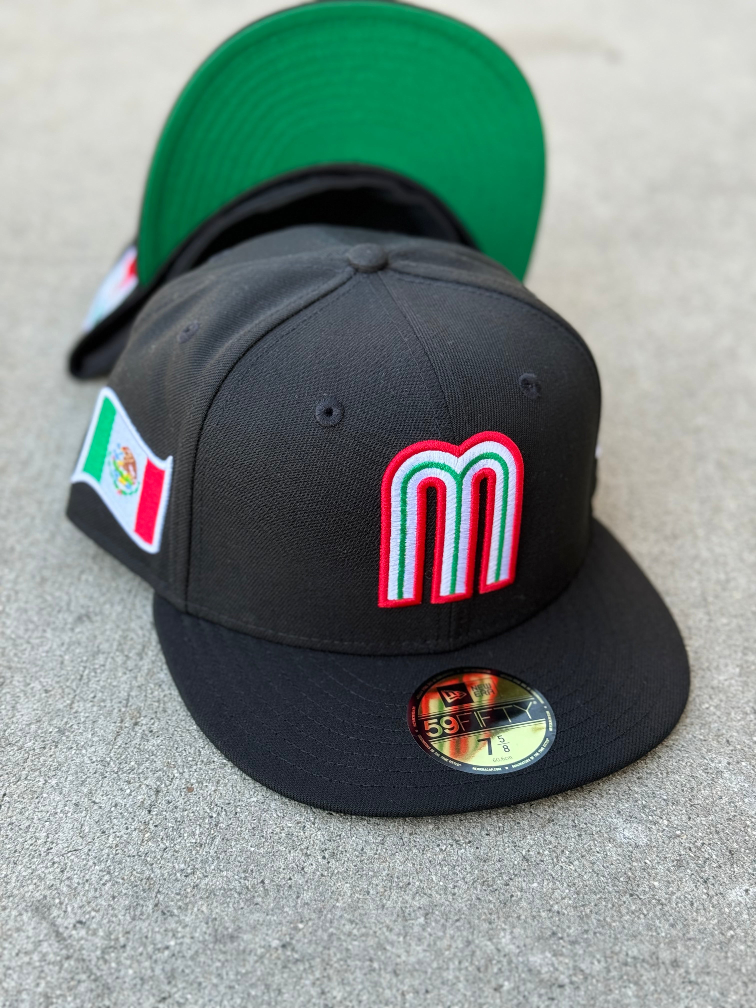 Mexico Black Green UV Mex Flag Side Patch