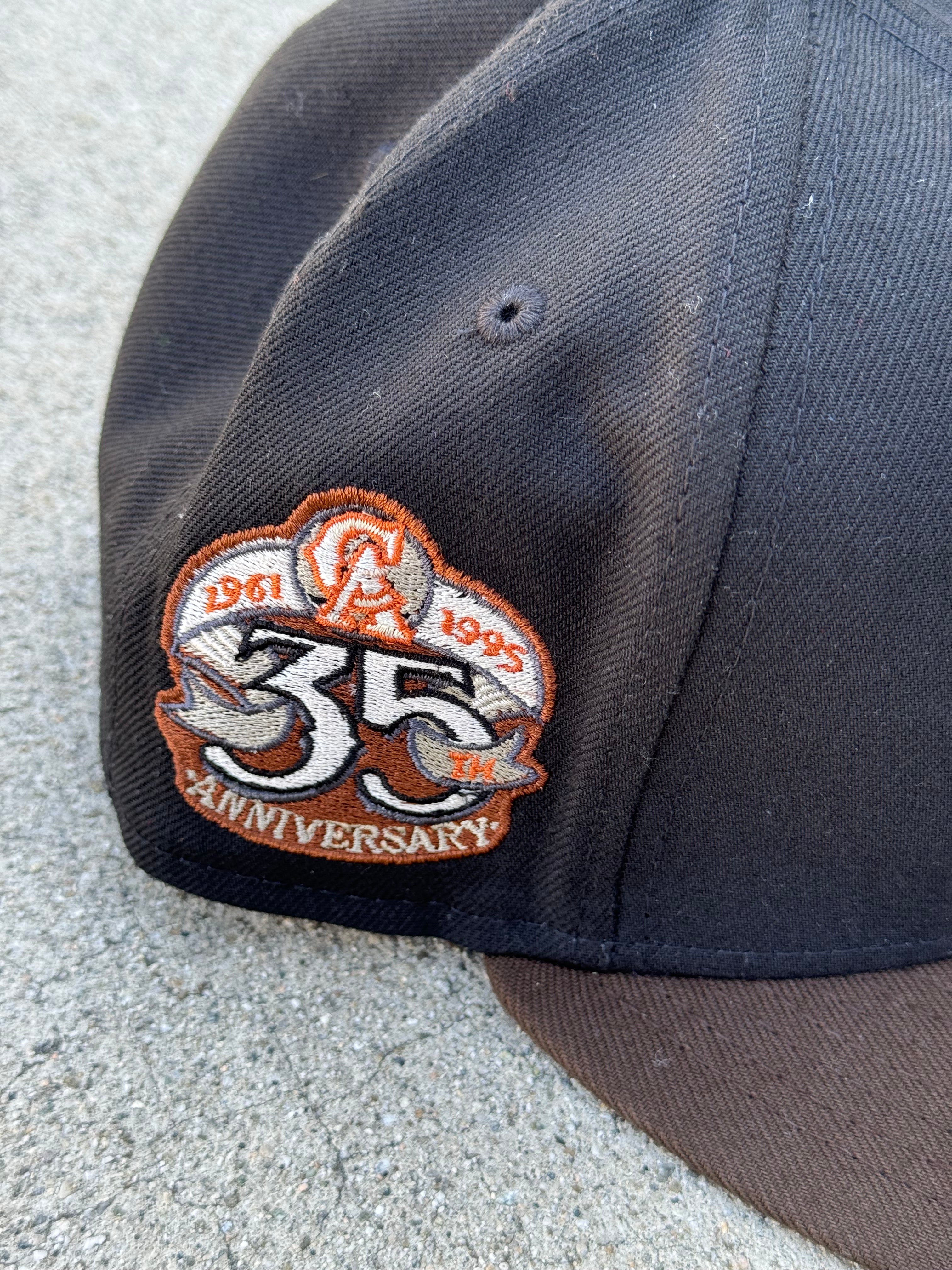 CA Angels 2Tone Black Brown Lt Brown UV 35th Patch