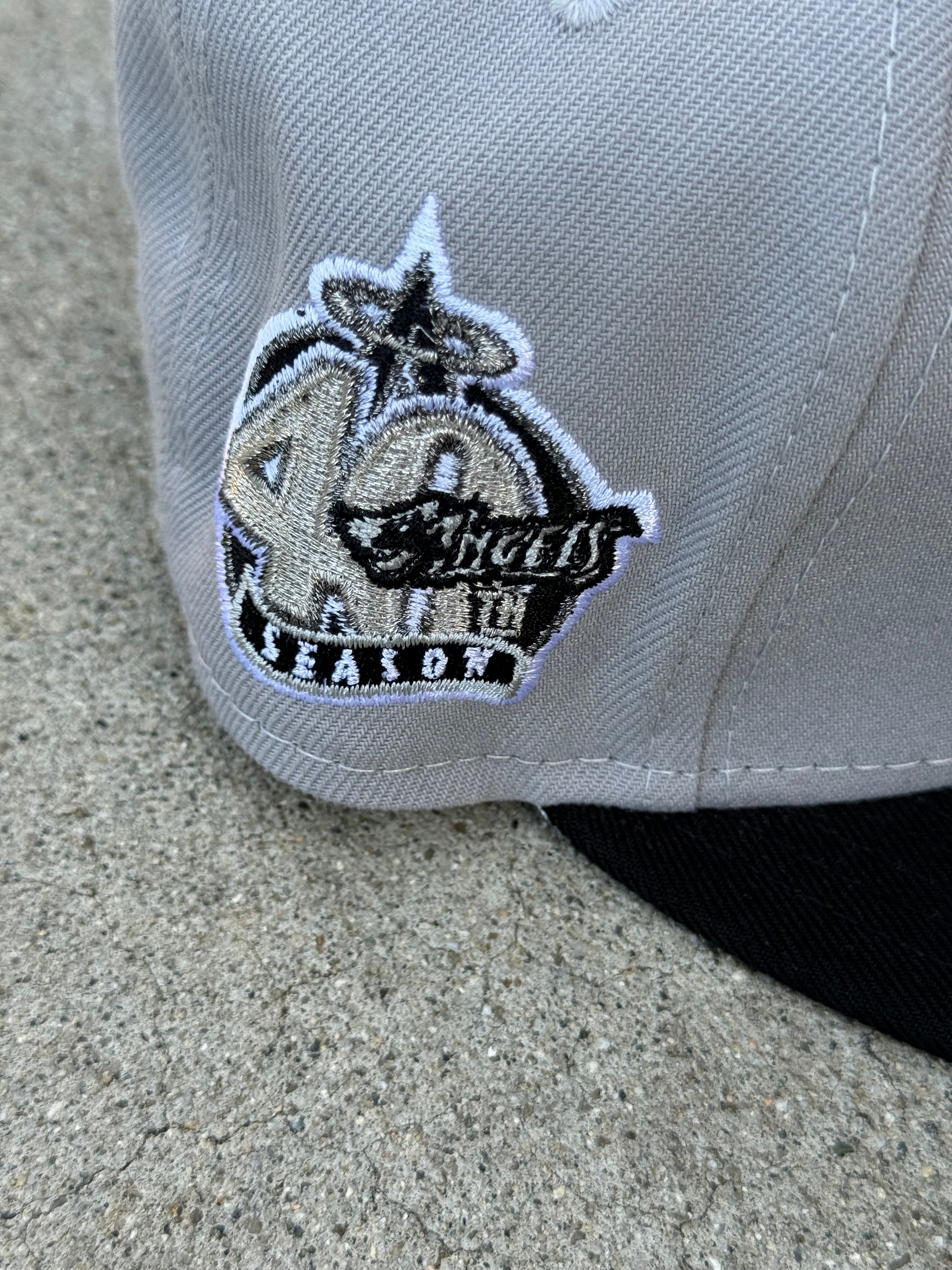 Anaheim Angels 2Tone Grey Black Silver UV 40th Anniversary