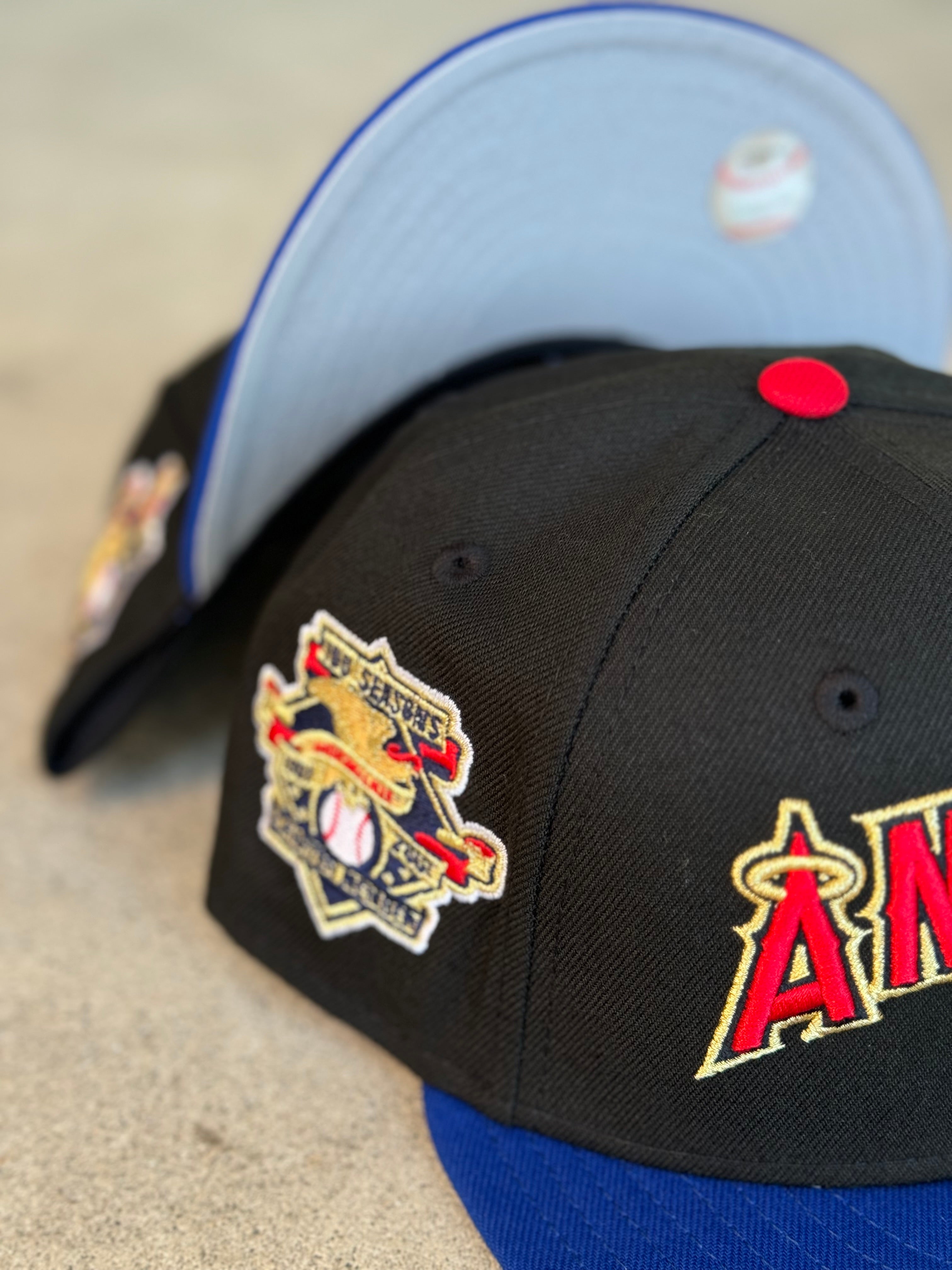 Anaheim Angels 2 Tone Black Royal AL 100 Seasons