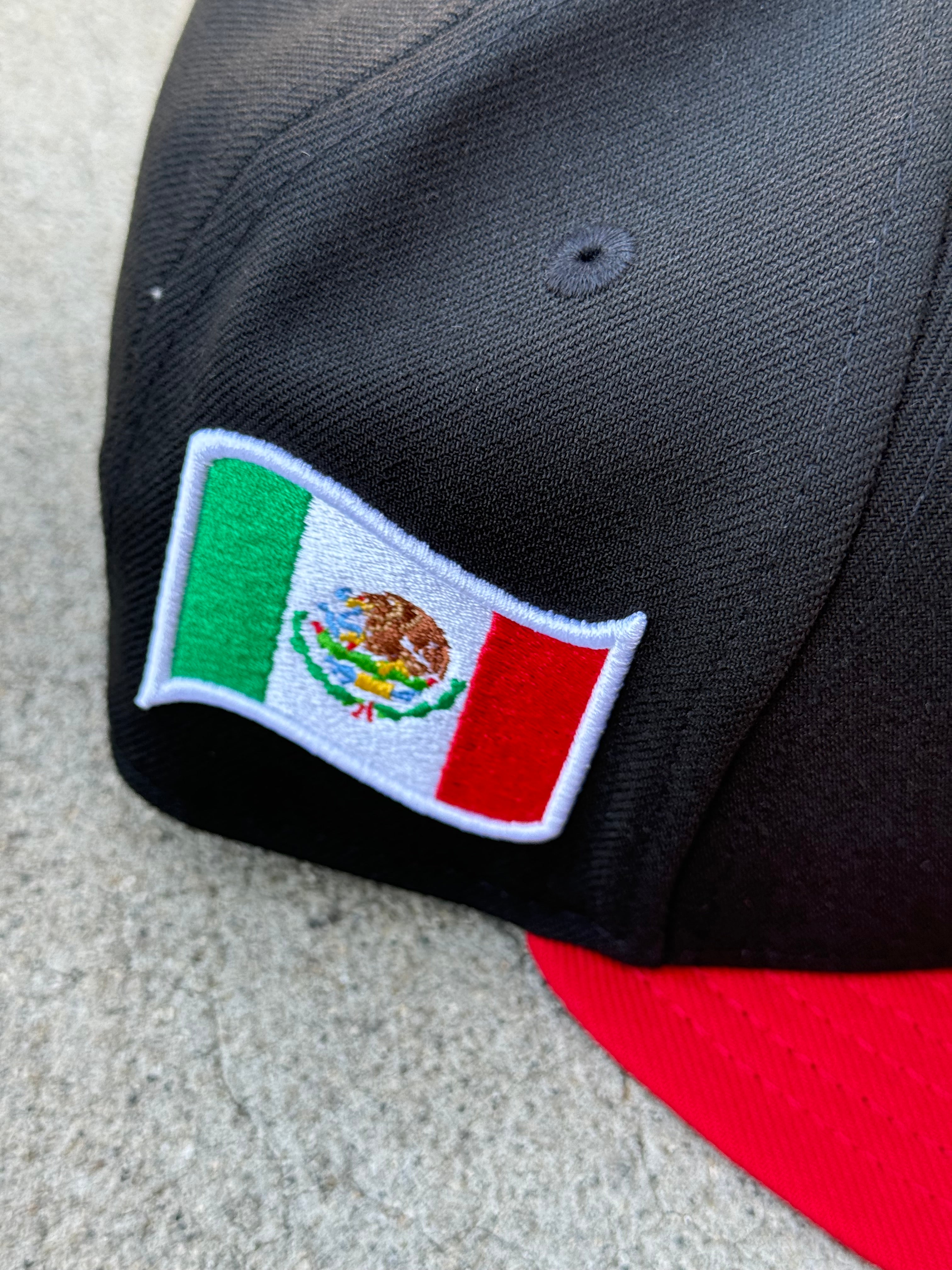 Mexico 2Tone Black Red Green UV Mexico Flag Patch
